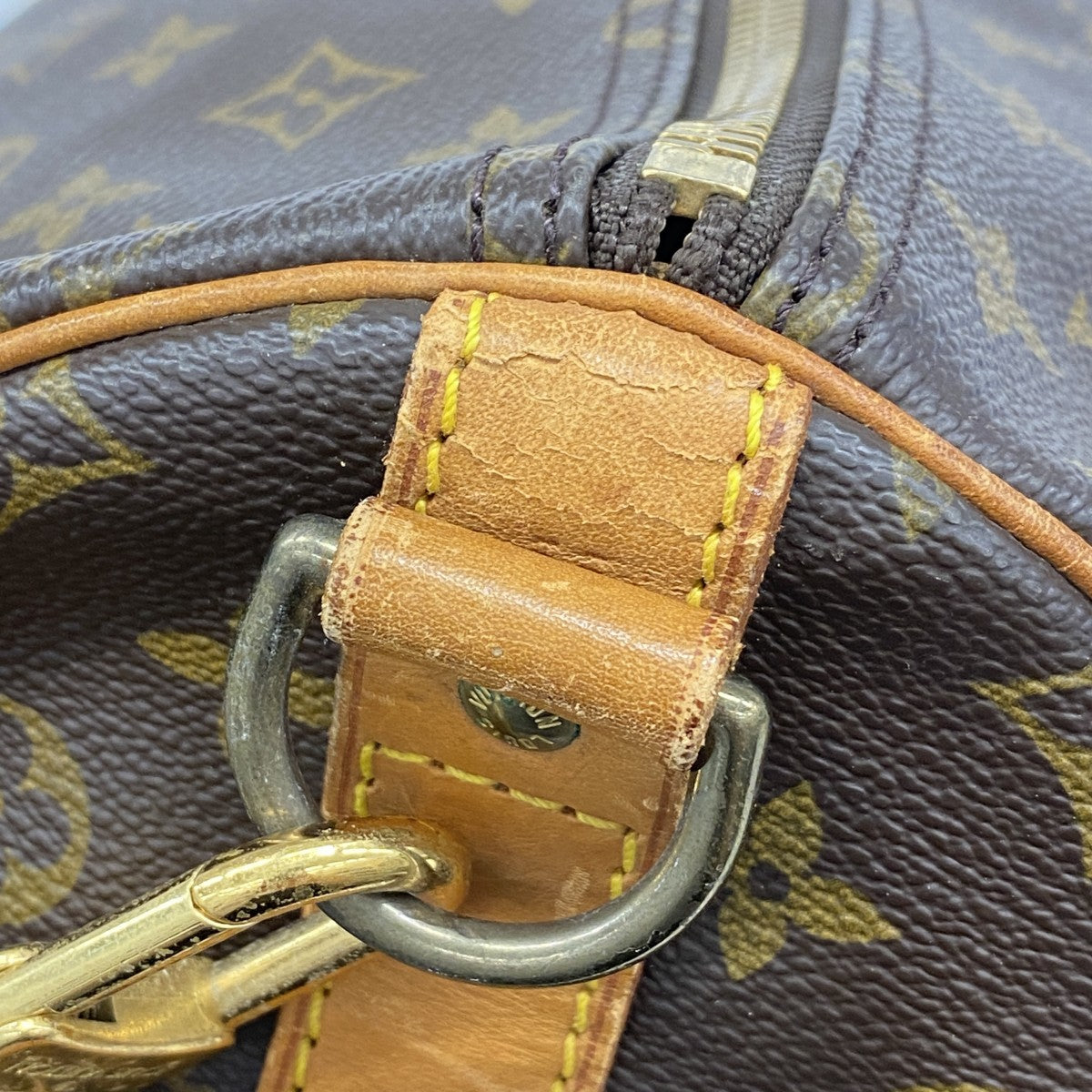 【5gd5420-h】ルイヴィトン ボストンバッグ モノグラム キーポルバンドリエール55 M41414 ブラウン【中古】メンズ レディース ユニセックス