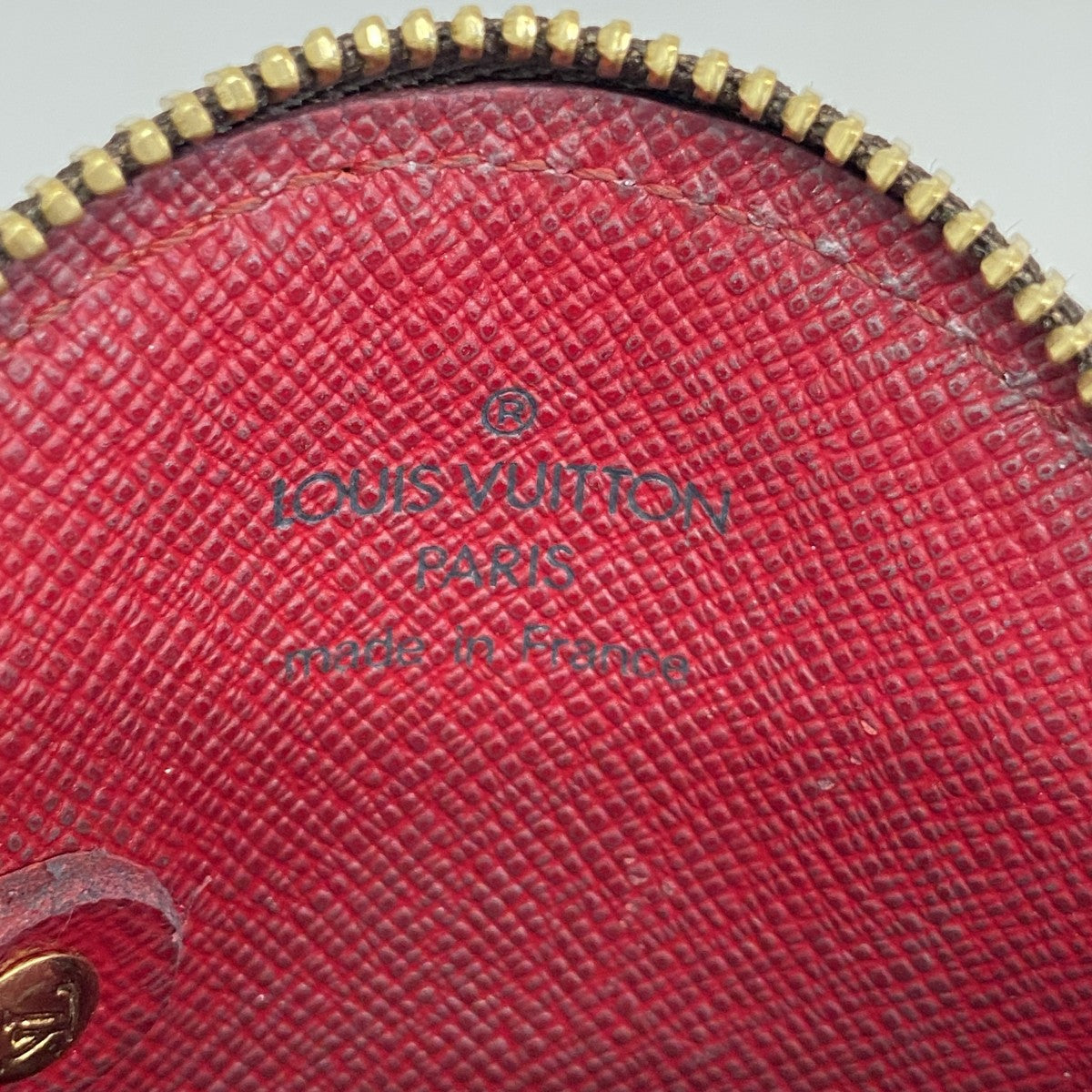 【5gd5449-b-h】ルイヴィトン コインケース モノグラム・チェリー ポルトモネロン M95043 ブラウン【中古】レディース