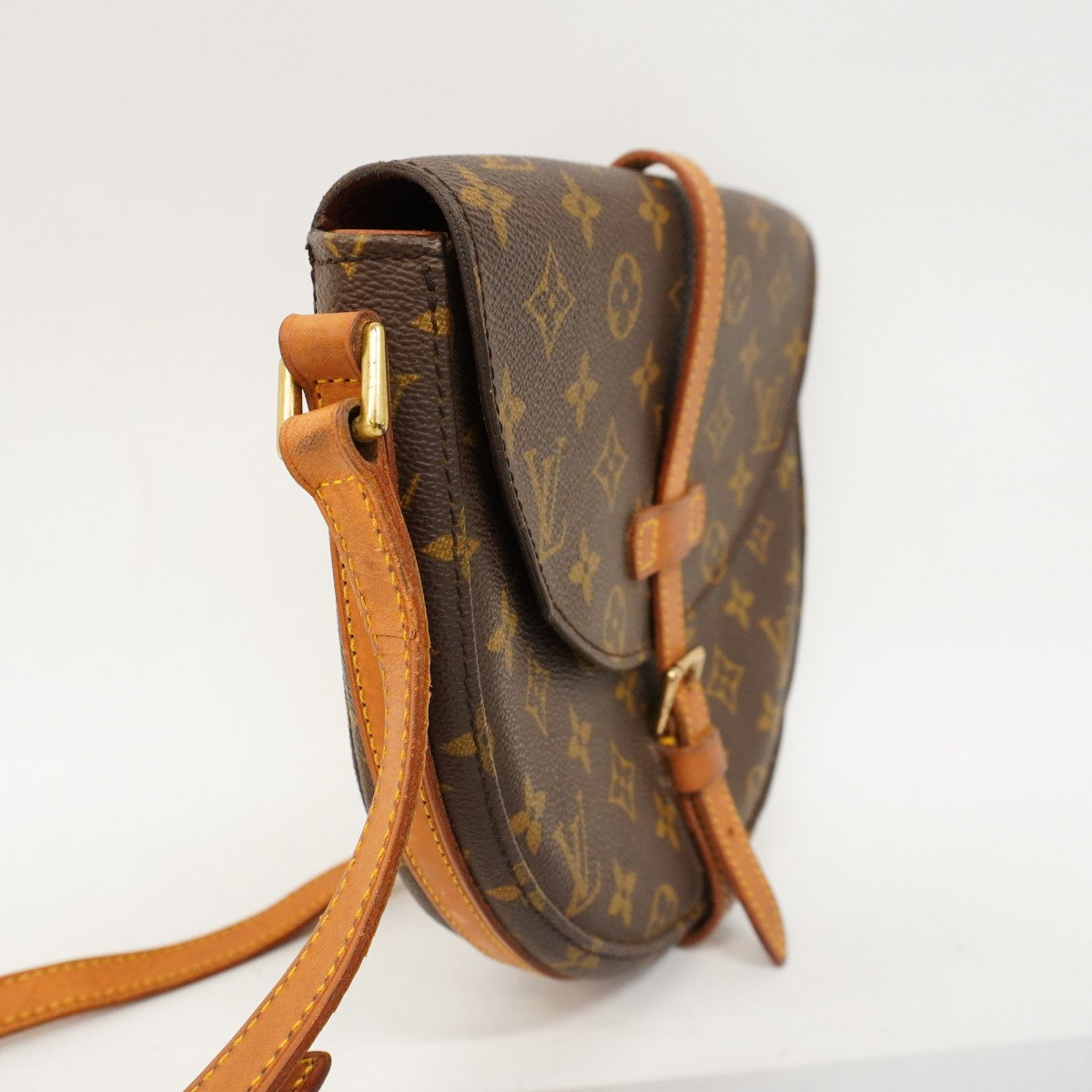 【5gd5452-h】ルイヴィトン ショルダーバッグ モノグラム シャンティGM M51232 ブラウン【中古】レディース
