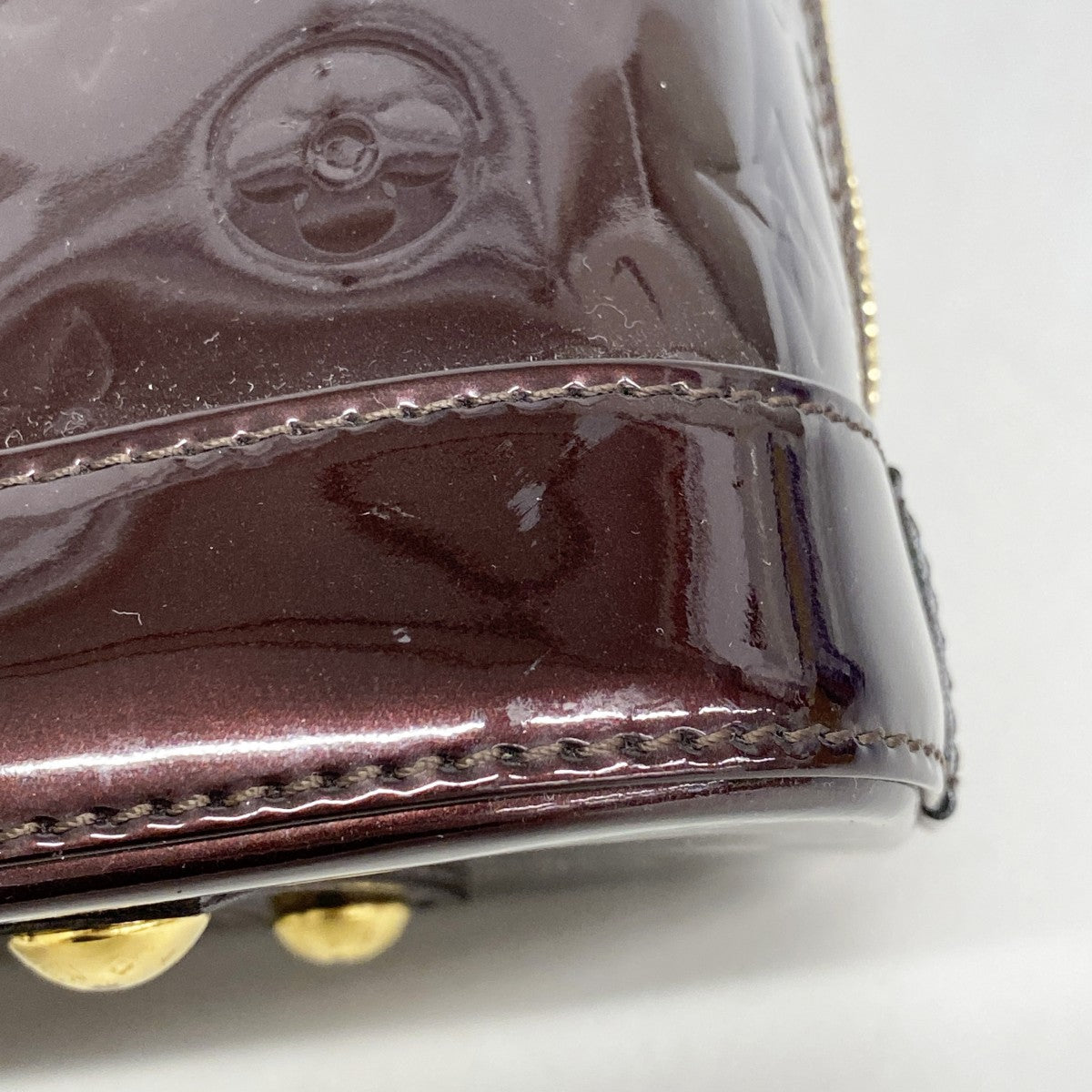 【5ge5585-h】ルイヴィトン ハンドバッグ ヴェルニ アルマPM M91691 ルージュフォーヴィスト【中古】レディース