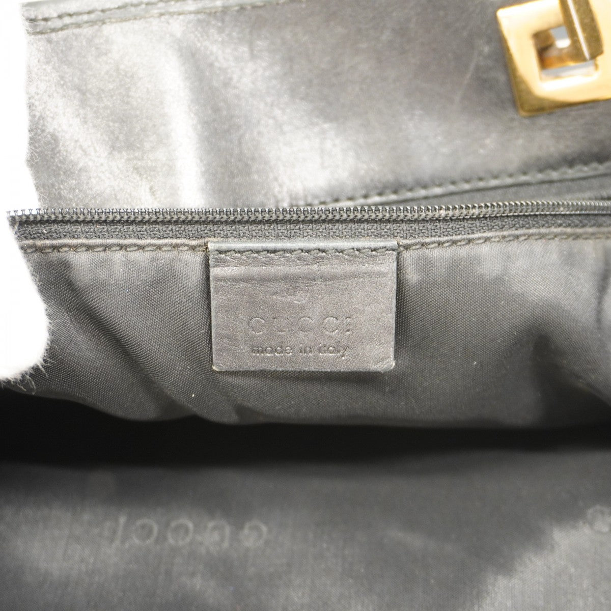 ★SALE【5ge5601-h】グッチ トートバッグ GGキャンバス 002 1098 キャンバス ブラック ゴールド金具【中古】レディース