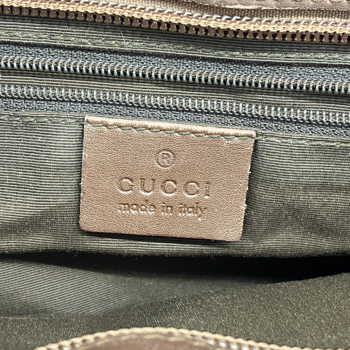 【5ge5646-h】グッチ ハンドバッグ GGキャンバス 33890 キャンバス ブラウン シルバー金具【中古】レディース