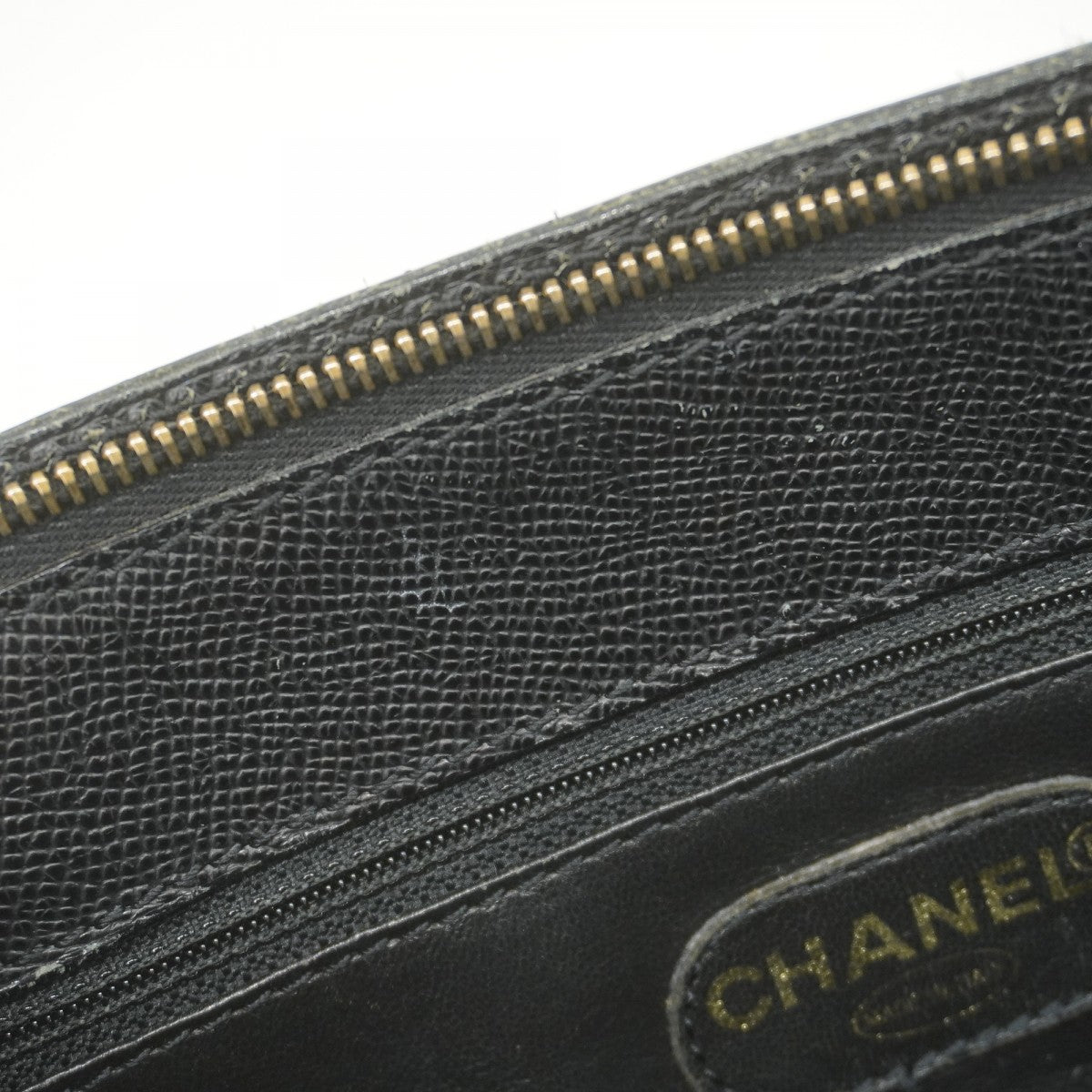 ★SALE【5ge5653-h】シャネル ショルダーバッグ レザー ブラック ゴールド金具【中古】レディース