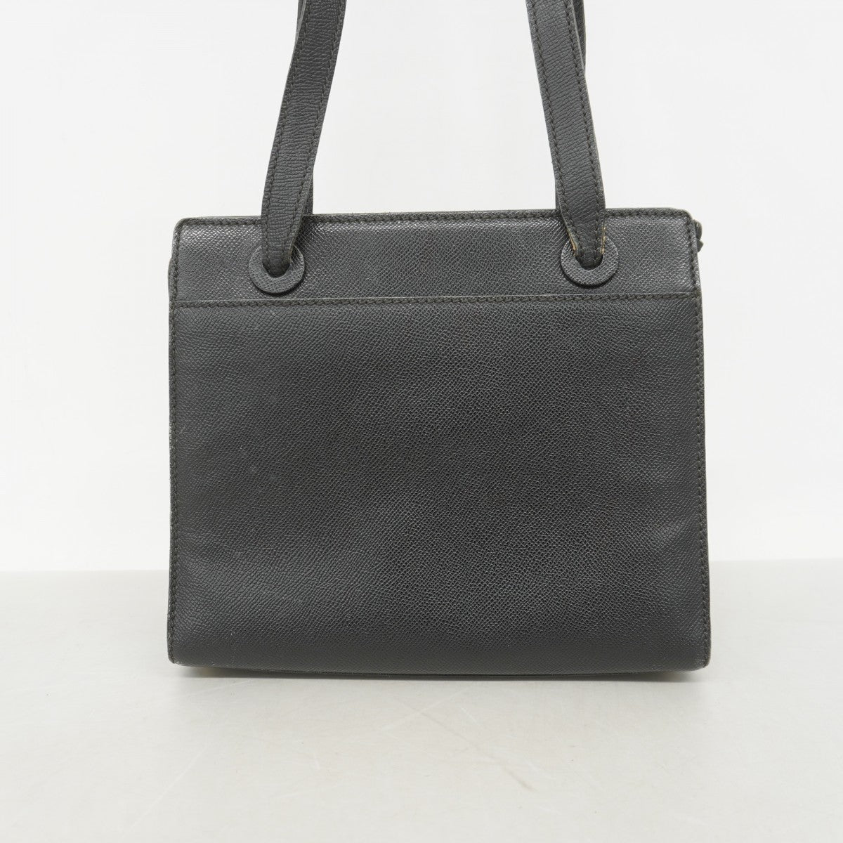 ★SALE【5ge5653-h】シャネル ショルダーバッグ レザー ブラック ゴールド金具【中古】レディース