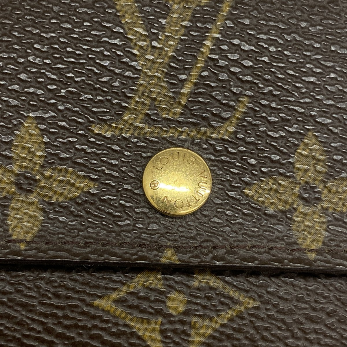 【5ge5671-h】ルイヴィトン コインケース モノグラム ポルトモネプラ M61930 ブラウン【中古】レディース