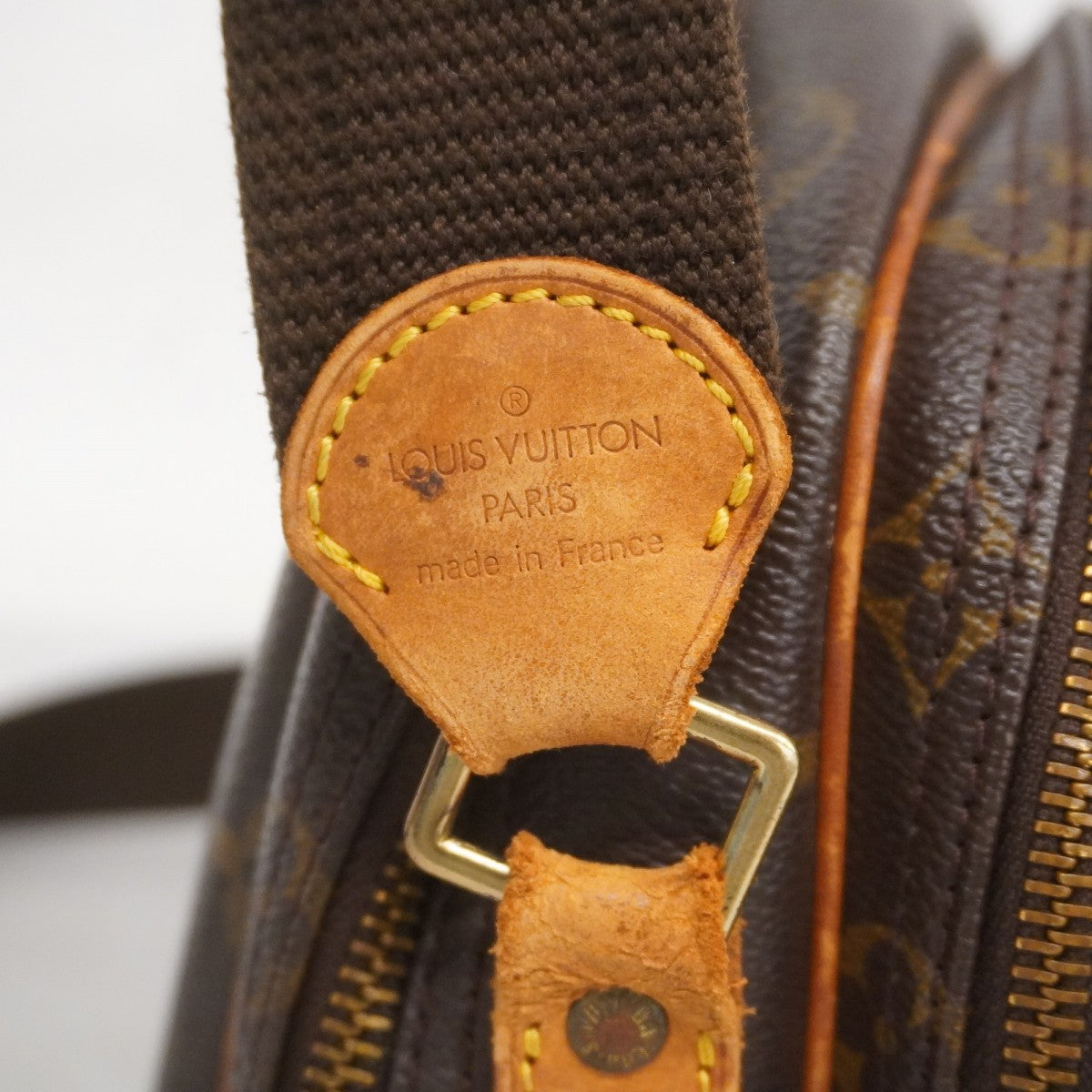 【5ge5719-h】ルイヴィトン ショルダーバッグ モノグラム リポーターPM M45254 ブラウン【中古】レディース
