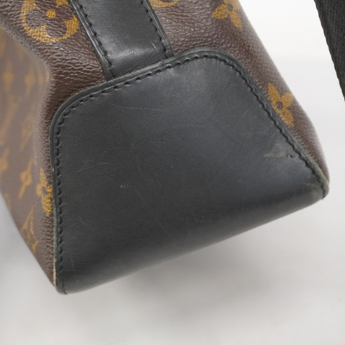 ★SALE【5ge5746-h】ルイヴィトン ショルダーバッグ モノグラム・マカサー トーレス M40387 ブラウン ブラック【中古】メンズ