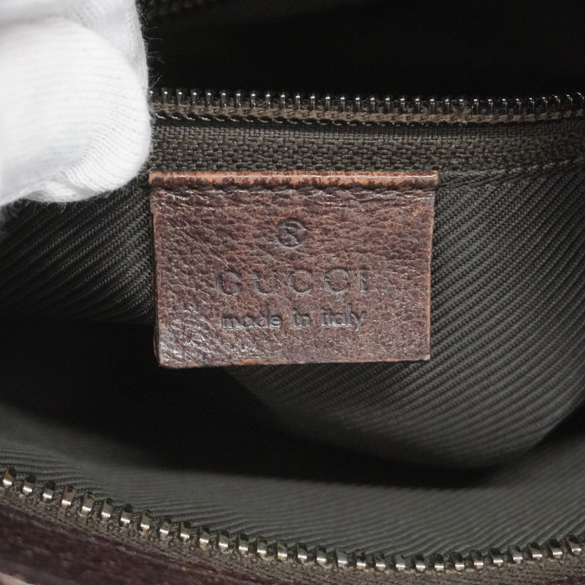 ★SALE【5ge5831-h】グッチ ショルダーバッグ GGキャンバス 122793 キャンバス ベージュ ブラウン シルバー金具【中古】レディース