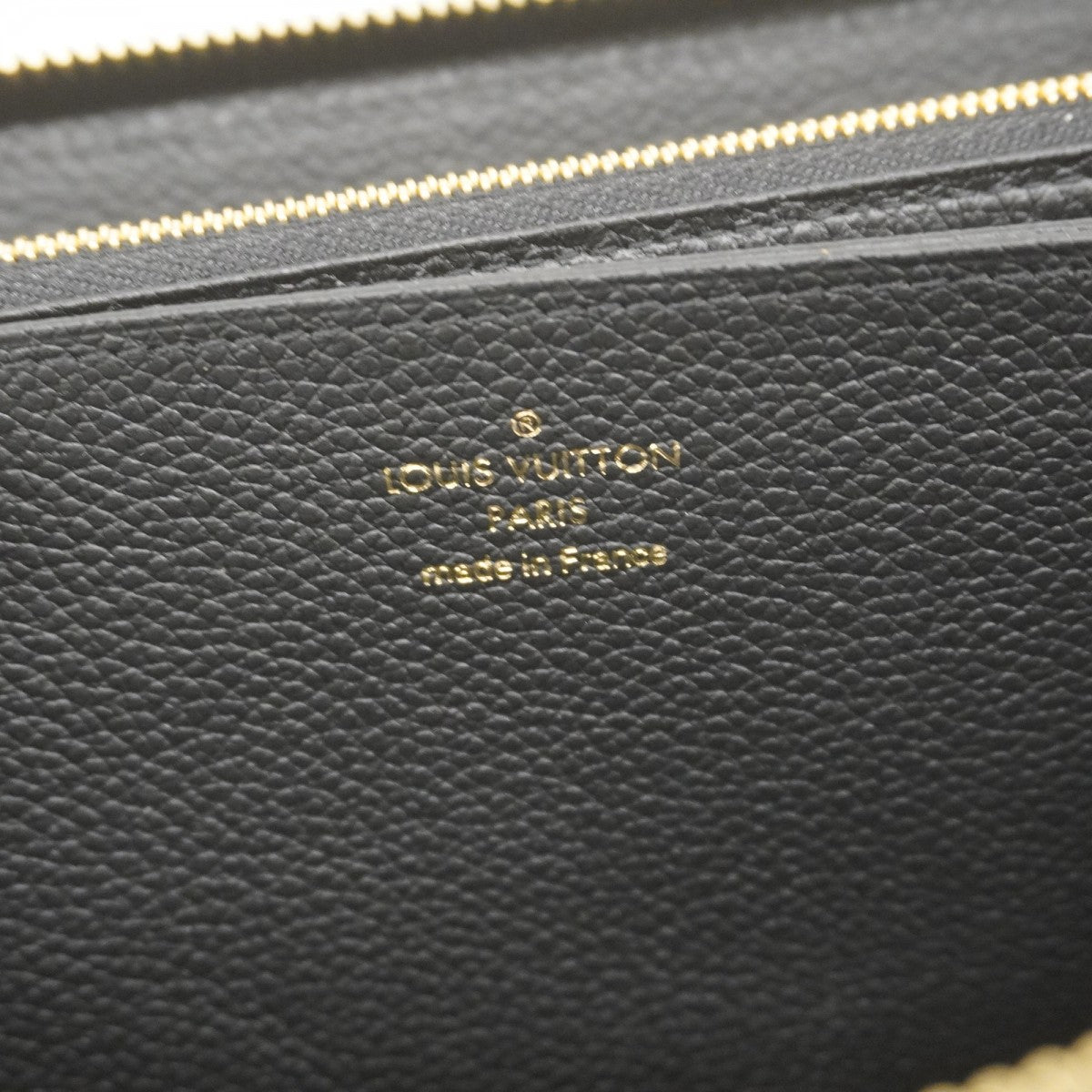 【5ge5911-h】ルイヴィトン 長財布 モノグラム・アンプラント ジッピーウォレット M61864 ノワール【中古】レディース