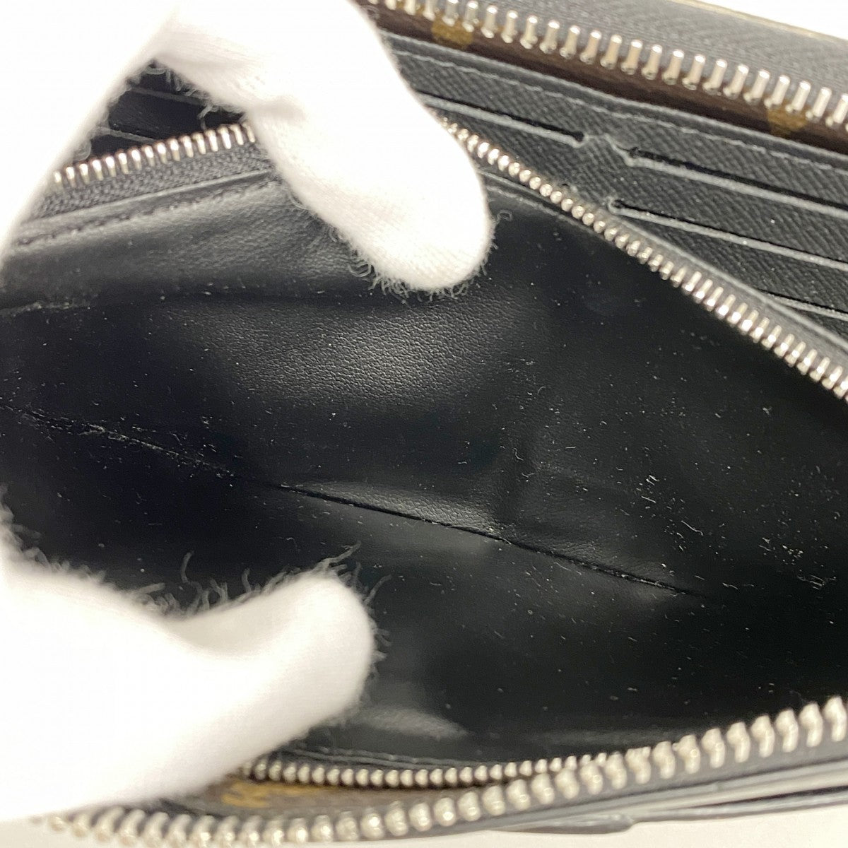 ★SALE【5ge6293-h】ルイヴィトン 長財布 モノグラム・マカサー ジッピードラゴンヌ M69407 ブラウン ブラック【中古】メンズ