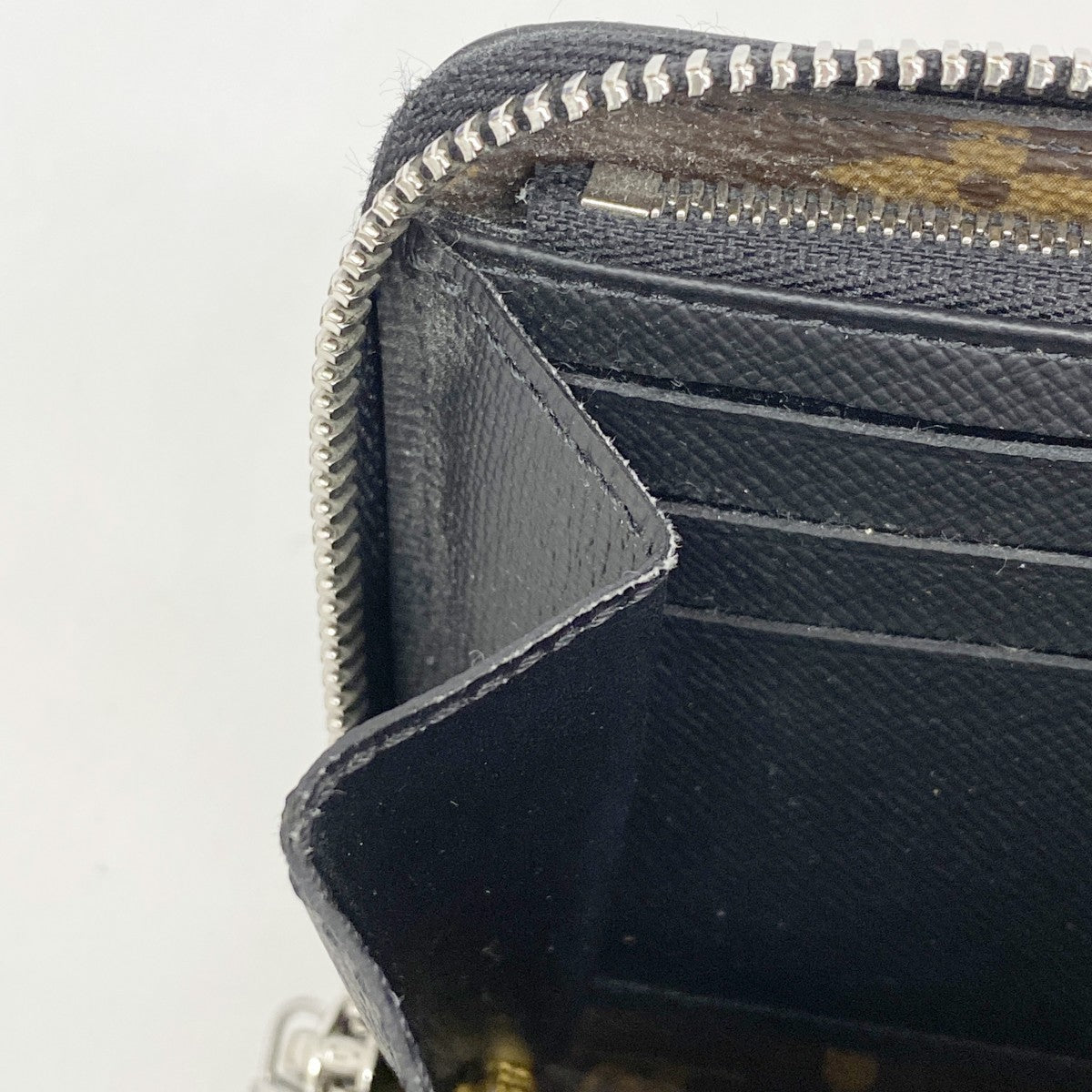★SALE【5ge6293-h】ルイヴィトン 長財布 モノグラム・マカサー ジッピードラゴンヌ M69407 ブラウン ブラック【中古】メンズ