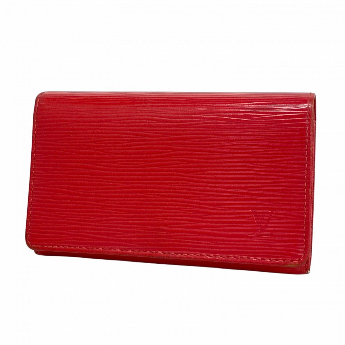 ★SALE【5ge6296-h】ルイヴィトン 財布 エピ ポルトフォイユモネビエトレゾール M63507 カスティリアンレッド【中古】レディース