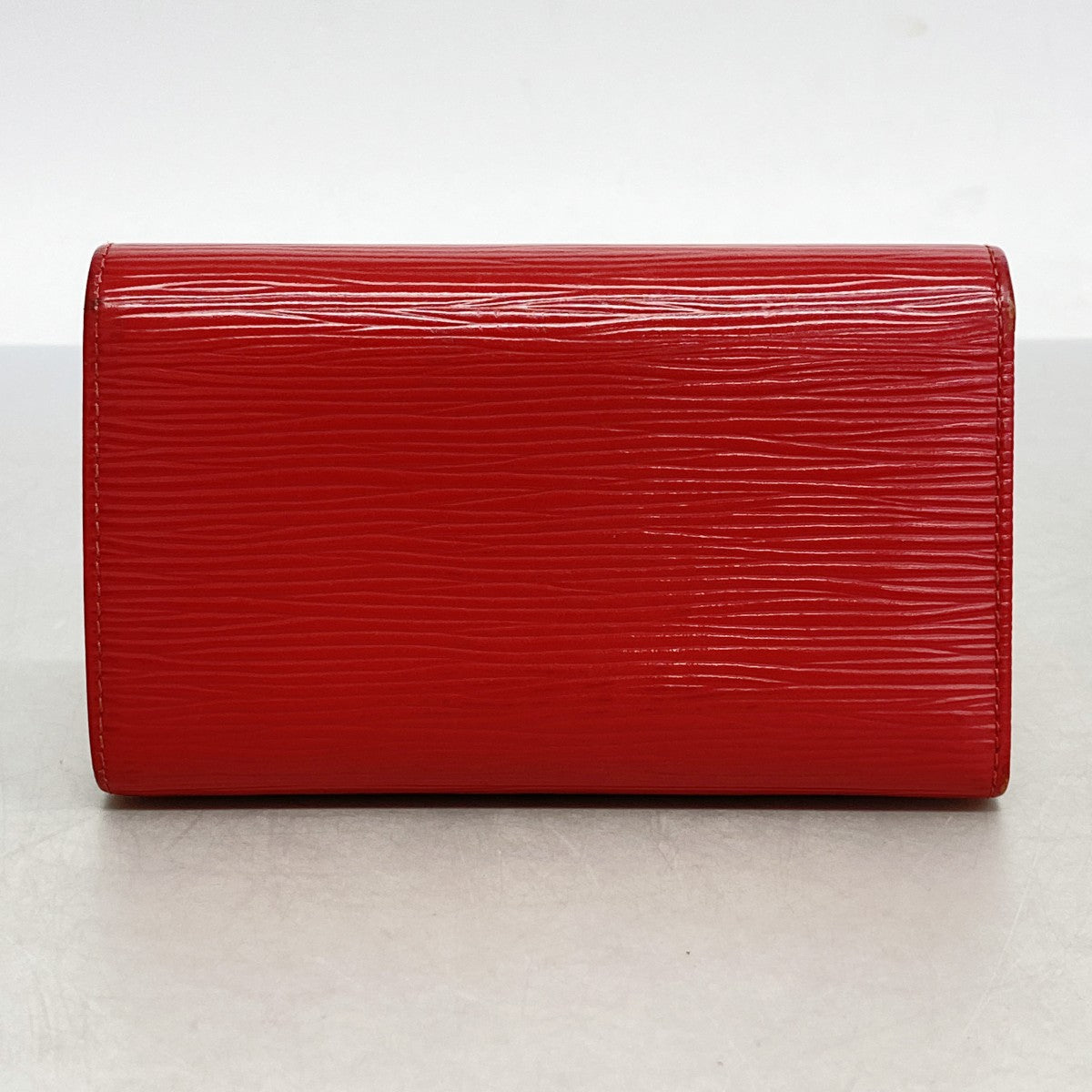 ★SALE【5ge6296-h】ルイヴィトン 財布 エピ ポルトフォイユモネビエトレゾール M63507 カスティリアンレッド【中古】レディース