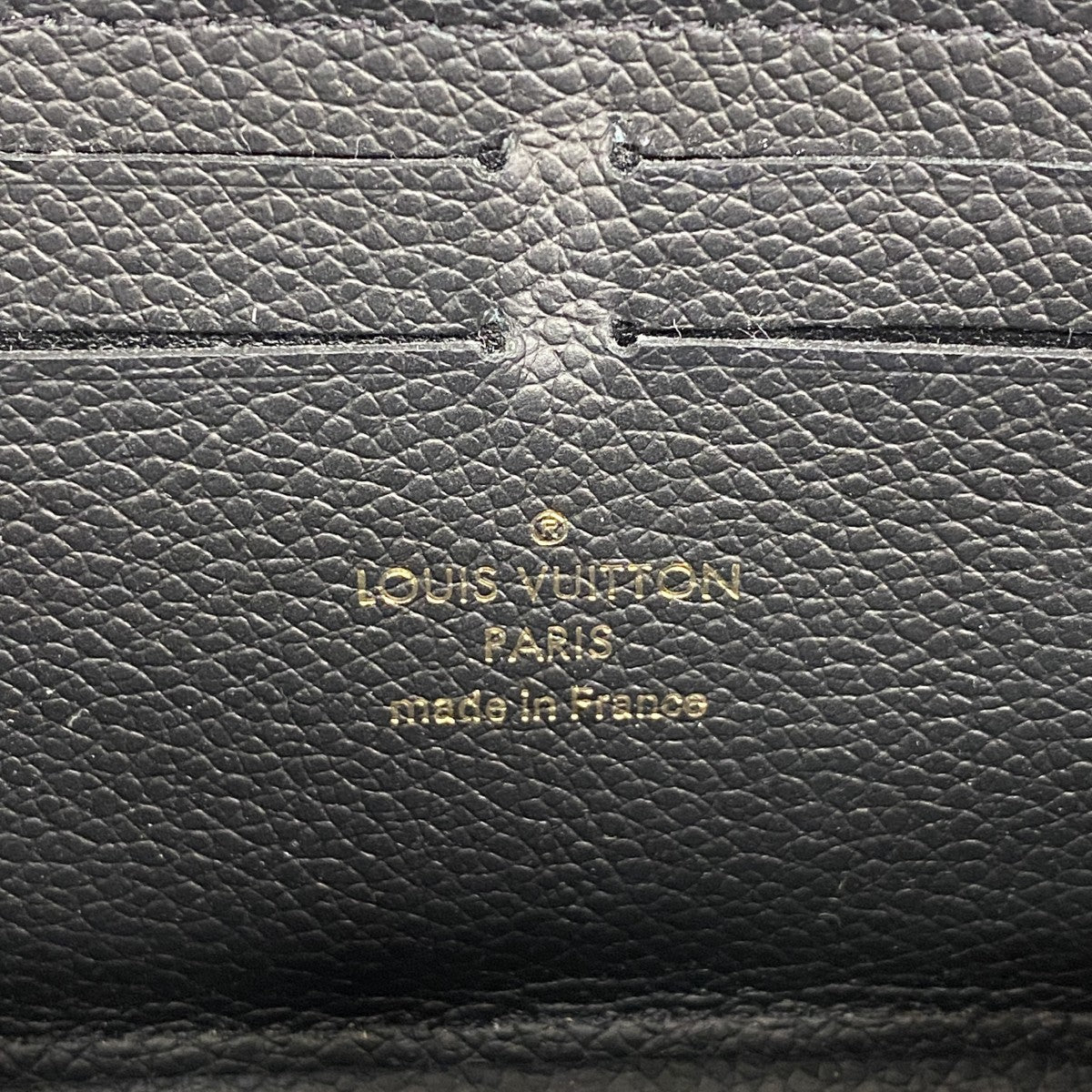 【5ge6374-h】ルイヴィトン 長財布 モノグラム・アンプラント ポルトフォイユクレマンス M60171 ノワール【中古】レディース