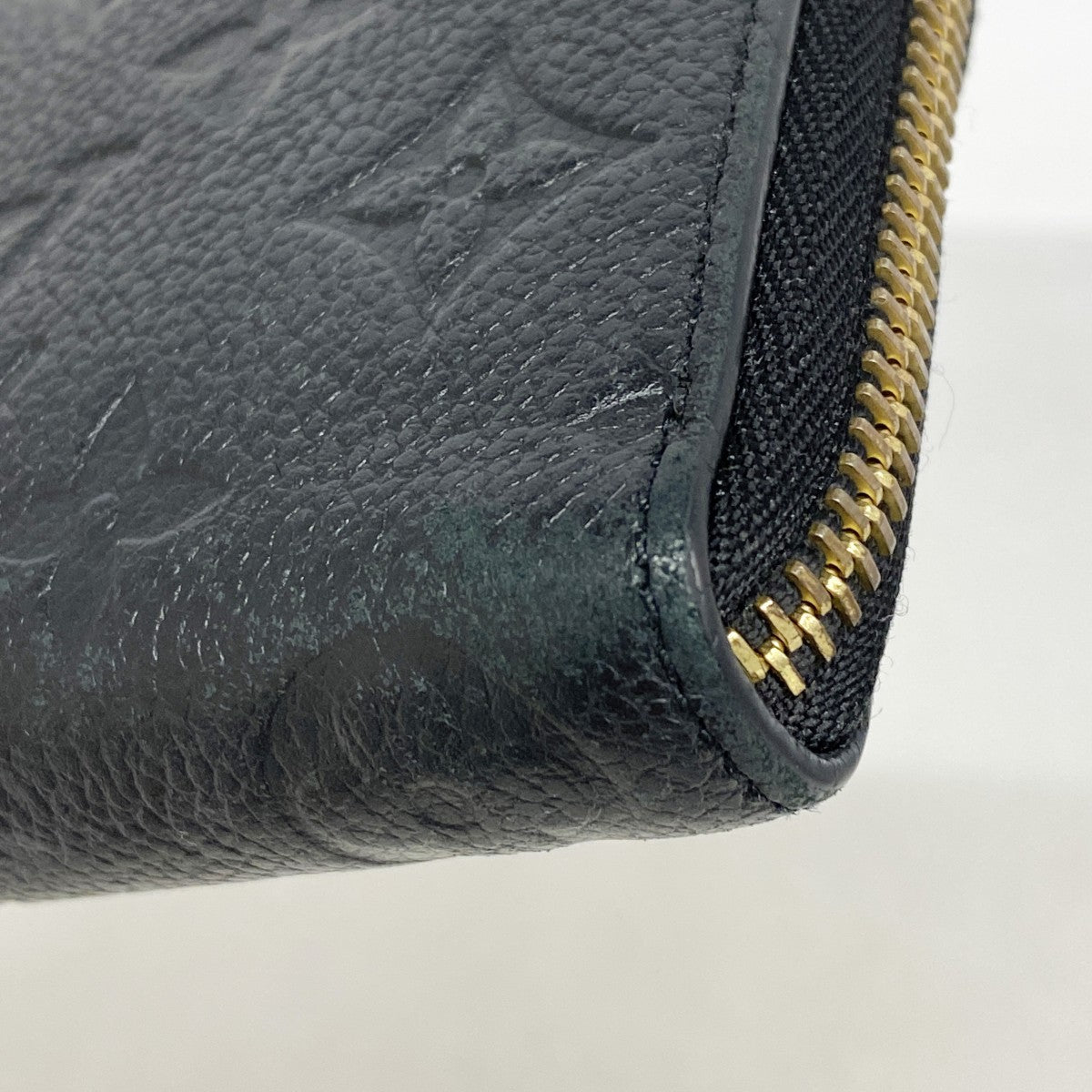 【5ge6374-h】ルイヴィトン 長財布 モノグラム・アンプラント ポルトフォイユクレマンス M60171 ノワール【中古】レディース