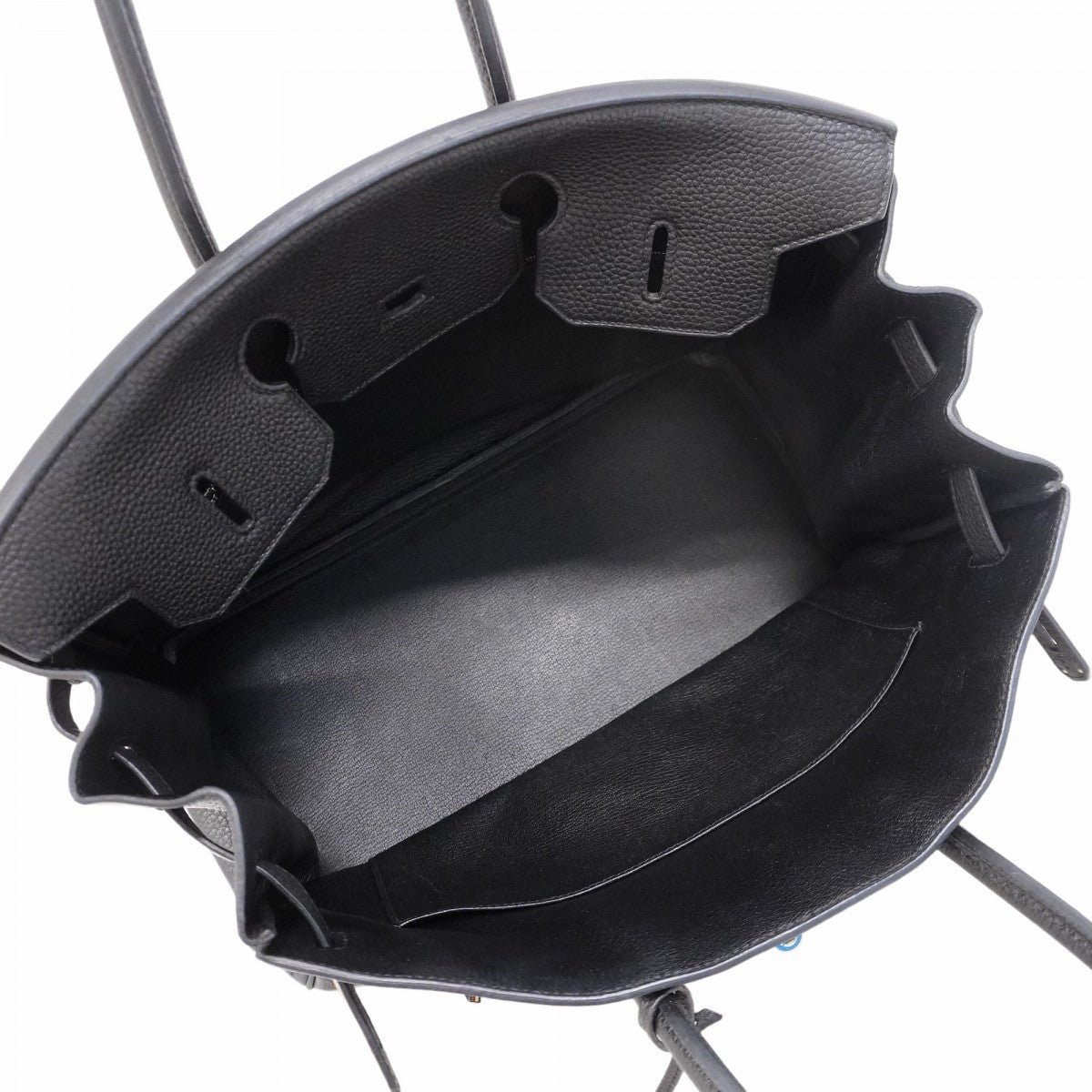 【5ha0185-h】エルメス ハンドバッグ バーキン35 トゴ ブラック シルバー金具 □N刻印【中古】レディース