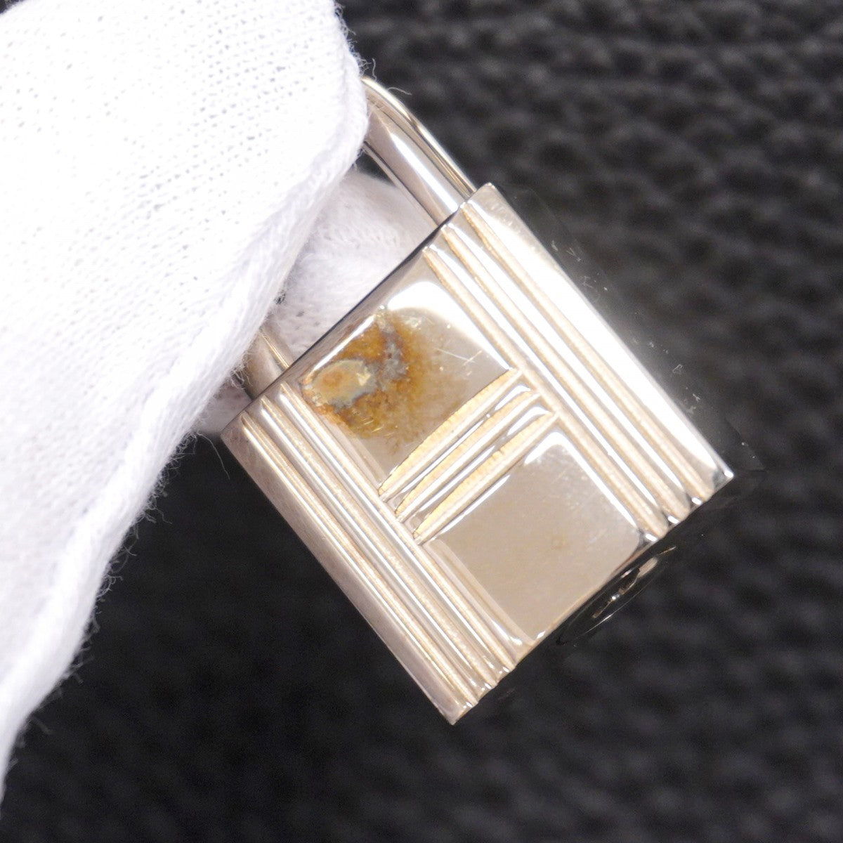 【5ha0185-h】エルメス ハンドバッグ バーキン35 トゴ ブラック シルバー金具 □N刻印【中古】レディース