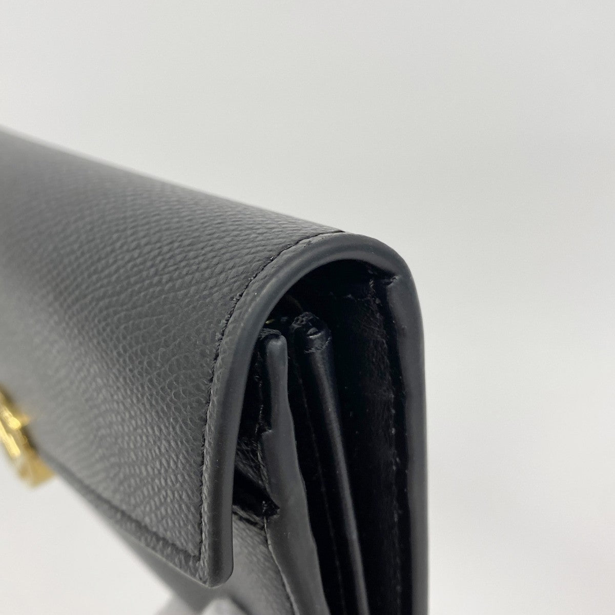 ★在庫処分★最終価格★SALE【5hb0530-h】フェンディ 長財布 レザー ブラック ゴールド金具【中古】レディース