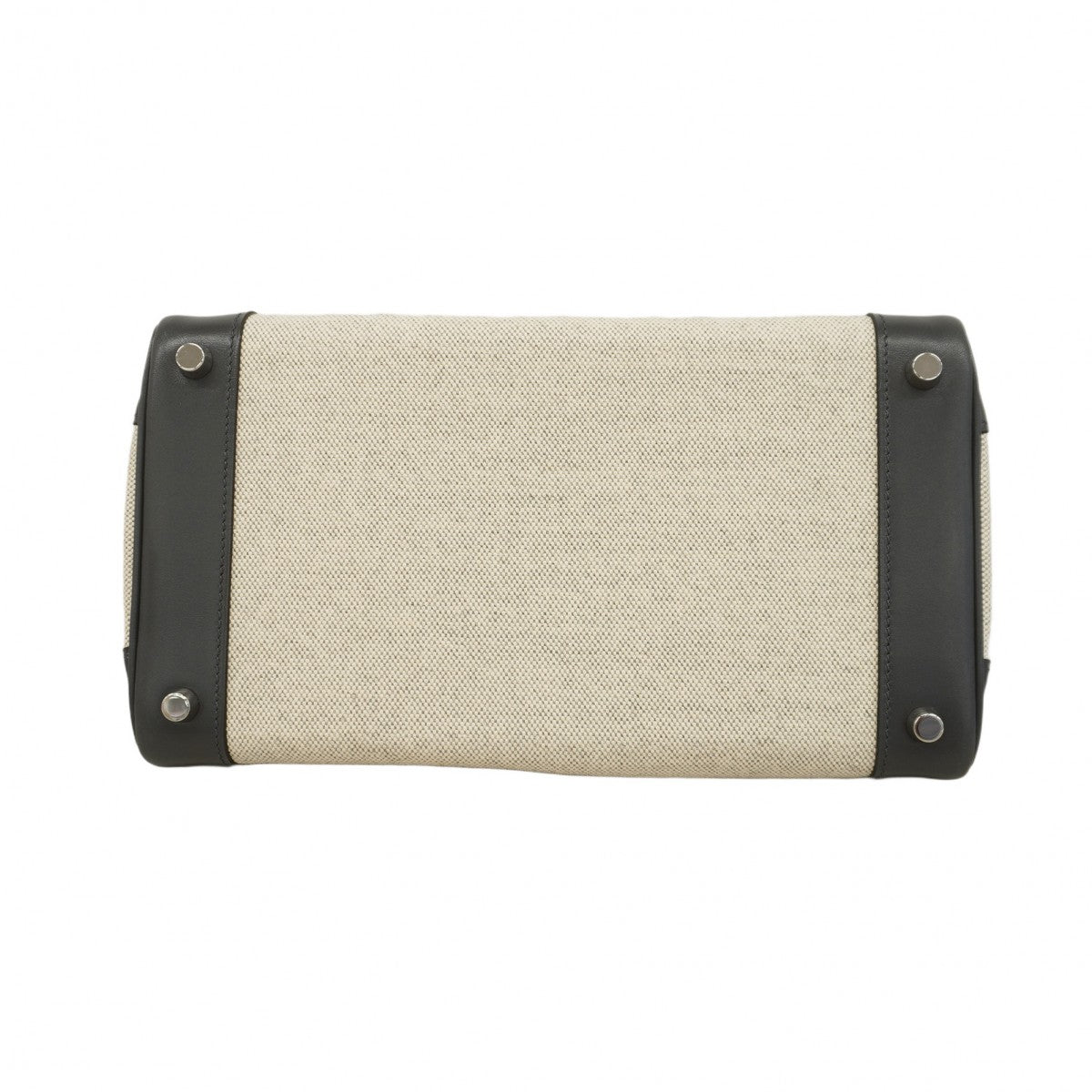 【5hb0958】エルメス ハンドバッグ バーキン30 トワルアッシュ ボックスカーフ アルドワーズ シルバー金具 □K刻印【中古】レディース