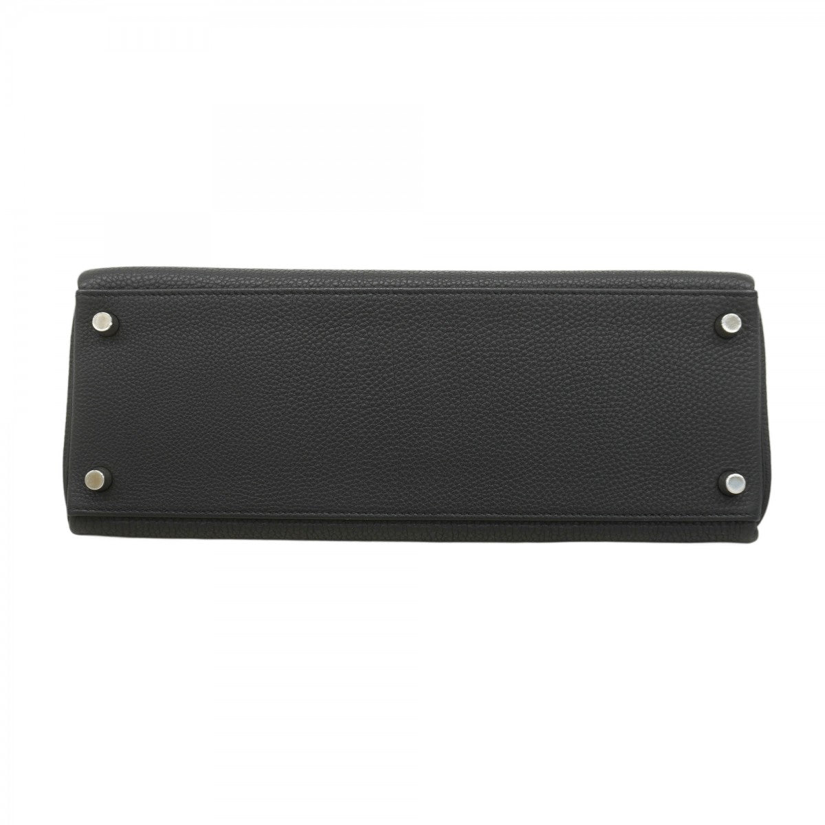 【5hb1217-h】エルメス ハンドバッグ ケリー32 トゴ ブラック シルバー金具 □L刻印【中古】レディース