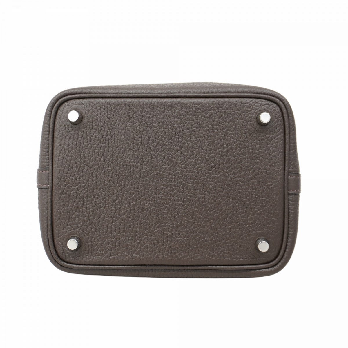★SALE【5hb1662-h】エルメス ハンドバッグ ピコタンロックPM トリヨンクレマンス エベーヌ シルバー金具 K刻印【中古】レディース