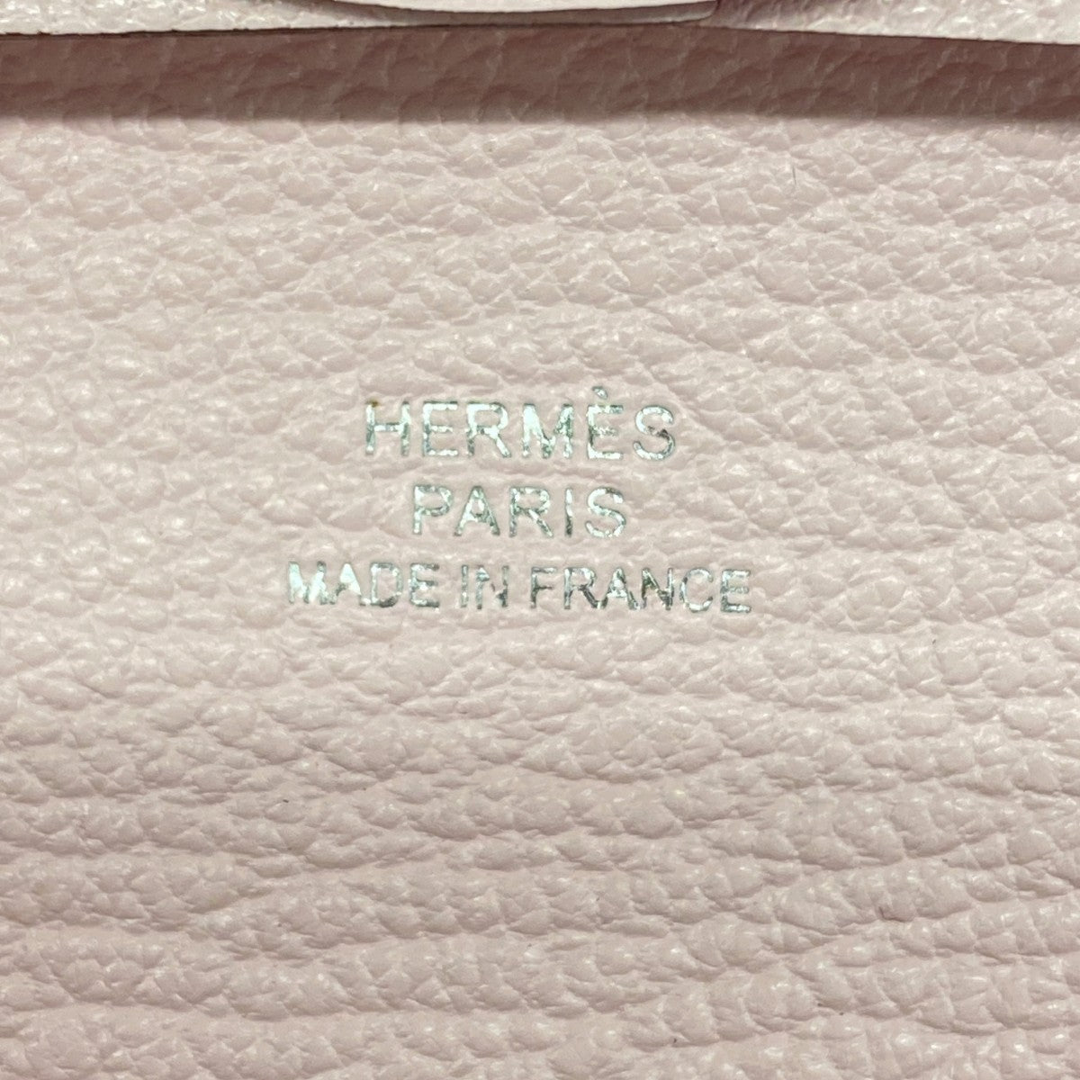 【5hc2417-h】エルメス コインケース バスティア シェーブル ローズダーリン シルバー金具 W刻印【中古】レディース