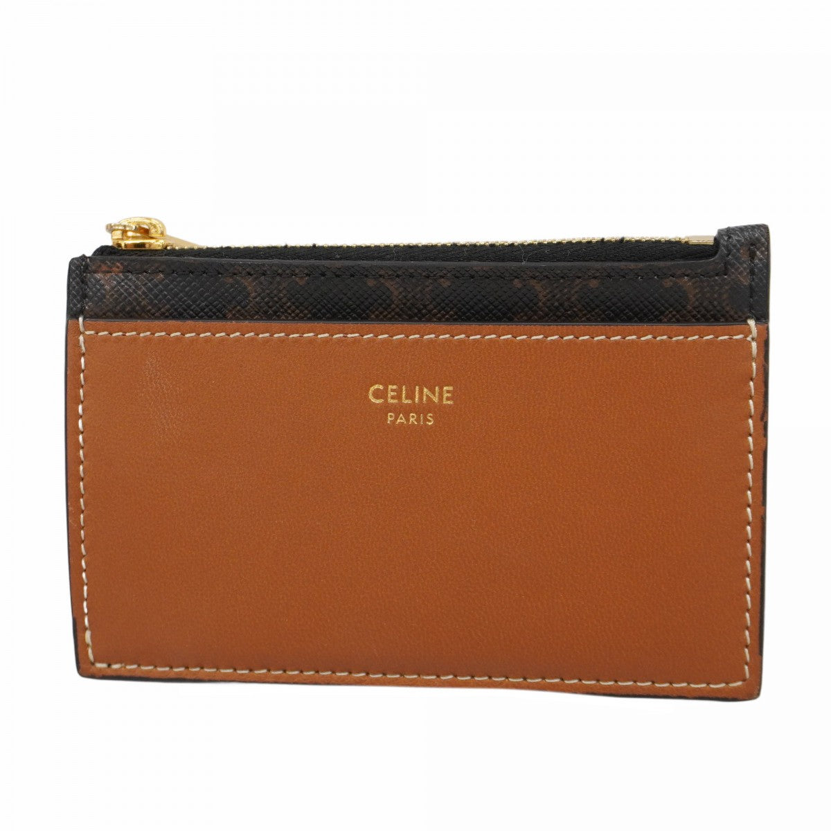 【美品】 セリーヌ マカダム 小銭入れ コインケース がま口 PVC レザー CELINE セリーヌ マカダム ブラゾン型押し PVC レザー コイン