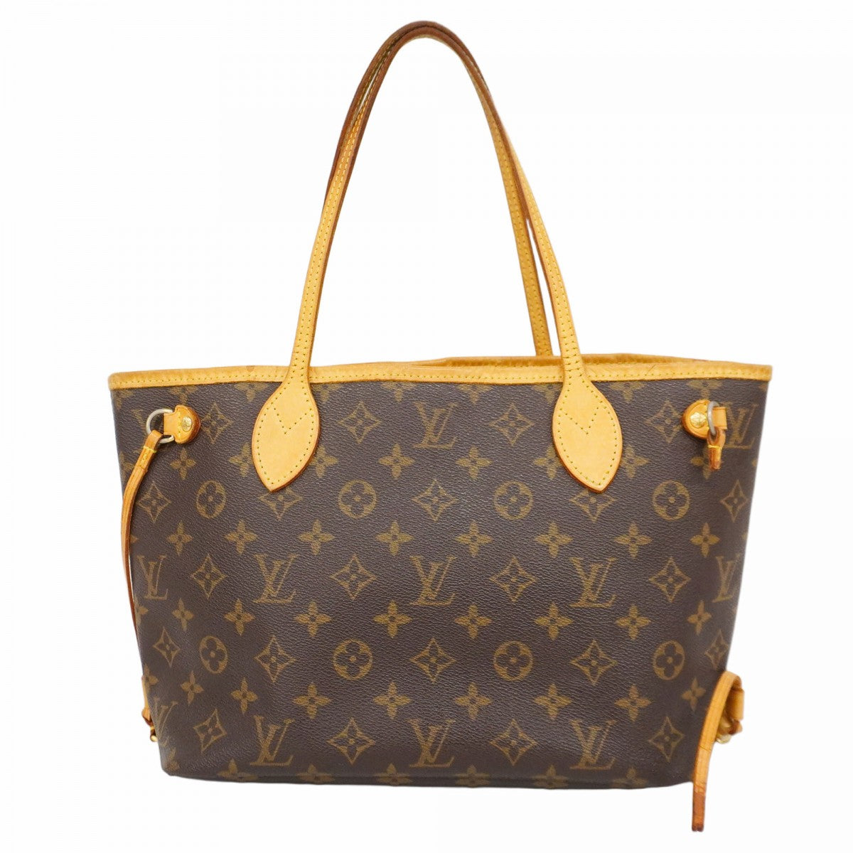 訳あり　Louis Vuitton トートバッグ ブラウン レザー　モノグラム 訳あり Louis Vuitton トートバッグ ブラウン レザー モノグラム
