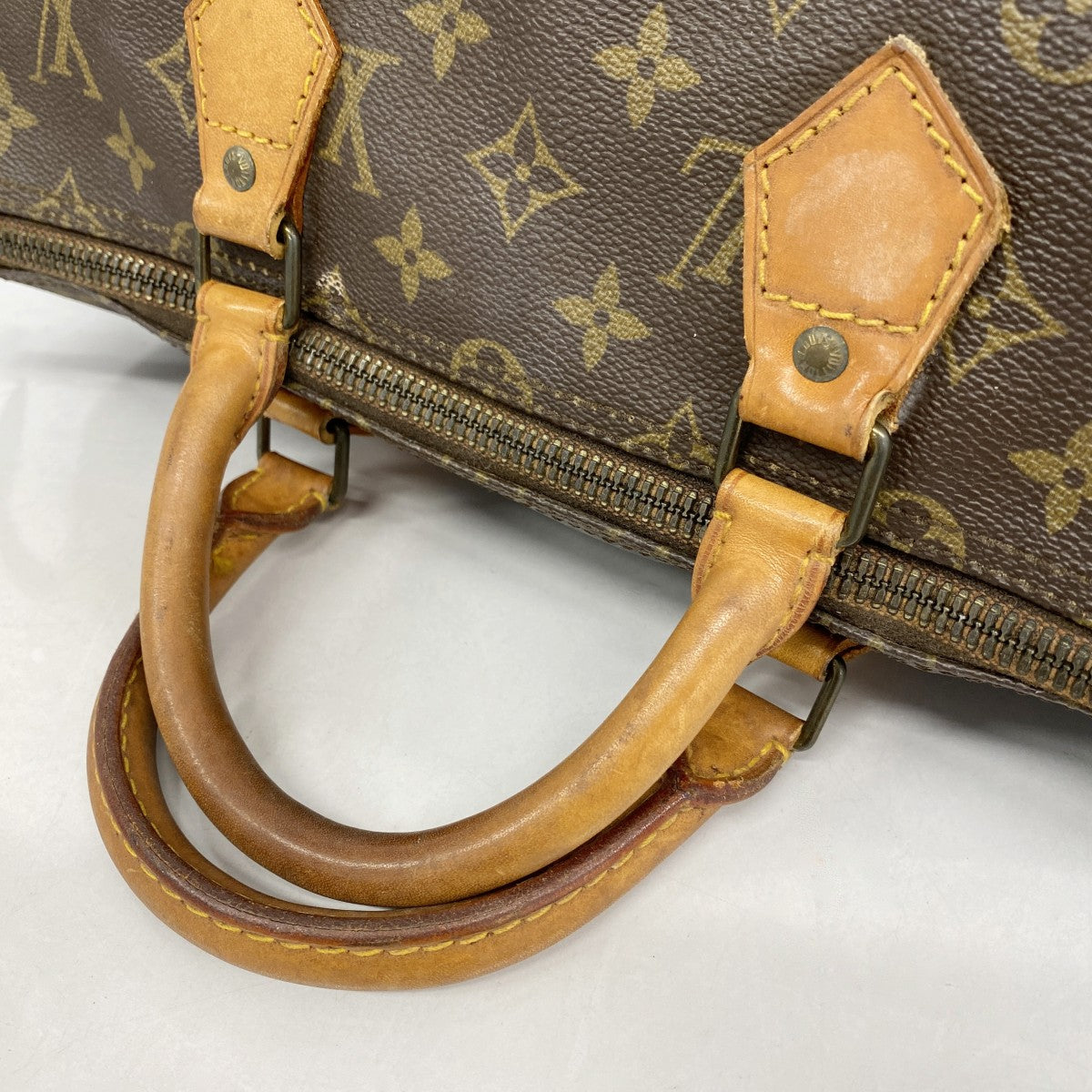【5hc2758-h】ルイヴィトン ハンドバッグ モノグラム スピーディ35 M41107 ブラウン【中古】レディース