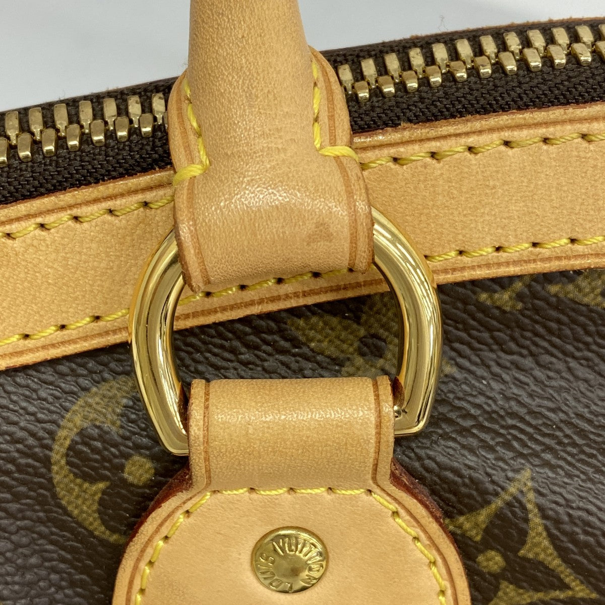 【5hc2896-h】ルイヴィトン ハンドバッグ モノグラム ティヴォリPM M40143 ブラウン【中古】レディース