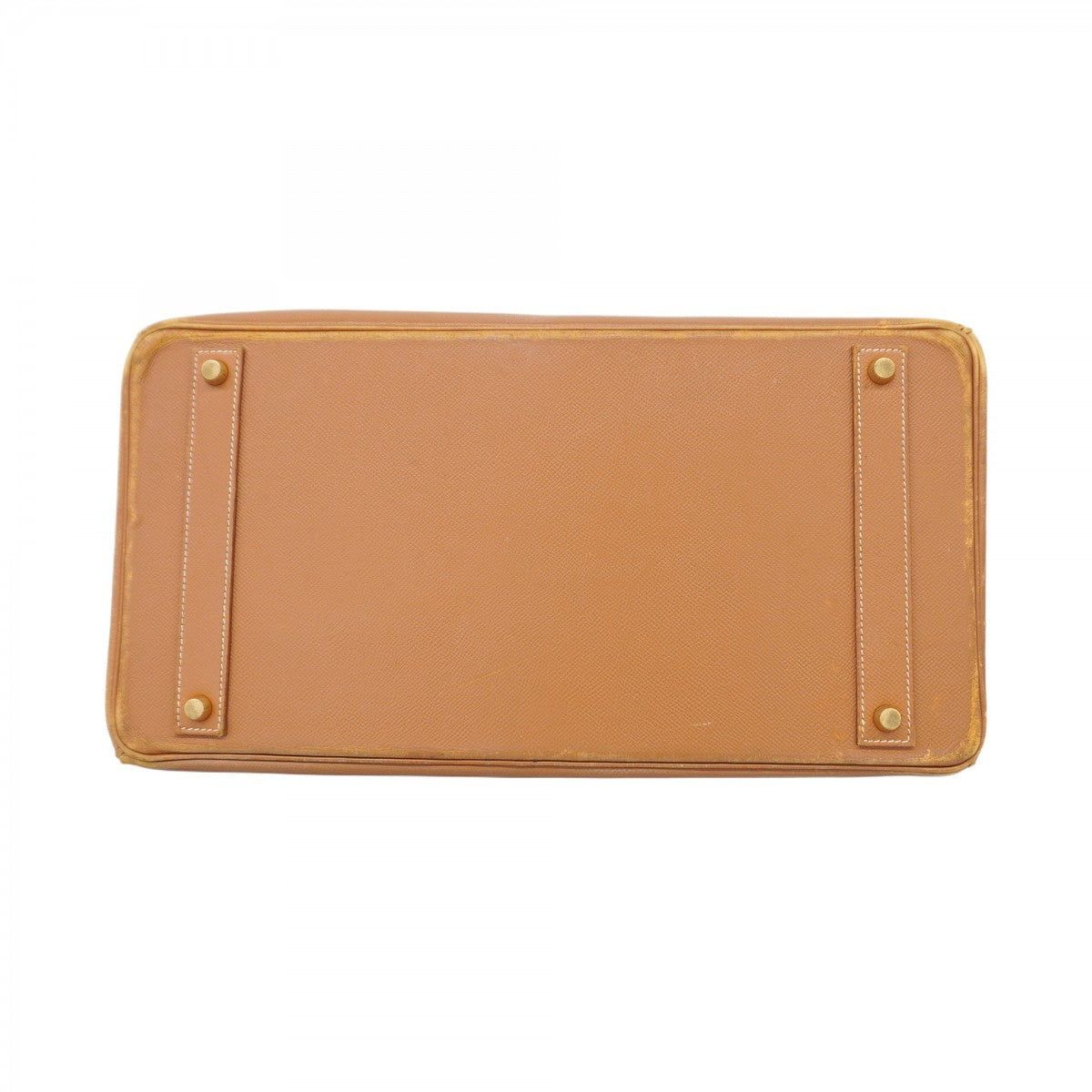 【5hc2980-h】エルメス ハンドバッグ バーキン40 ヴォーエプソン ゴールド ゴールド金具 □B刻印【中古】レディース