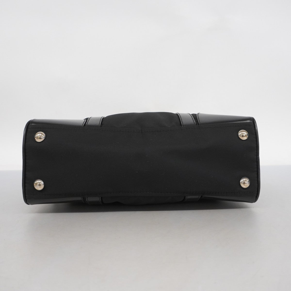 【5hd3953-h】プラダ ショルダーバッグ ナイロン ブラック シルバー金具【中古】レディース