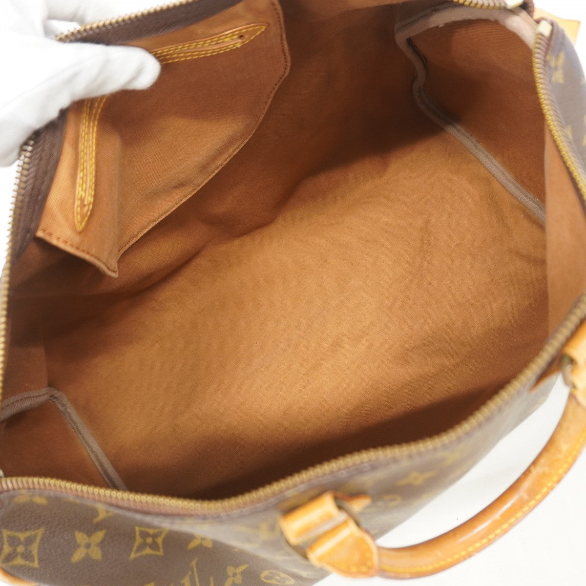 【5he4433】ルイヴィトン ハンドバッグ モノグラム スピーディ40 M41106 ブラウン【中古】レディース