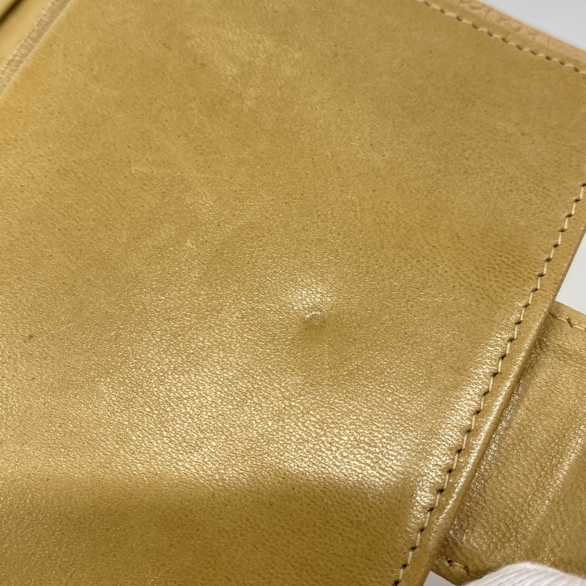 【5he4556】シャネル 財布 ビコローレ キャビアスキン ベージュ ゴールド金具【中古】レディース