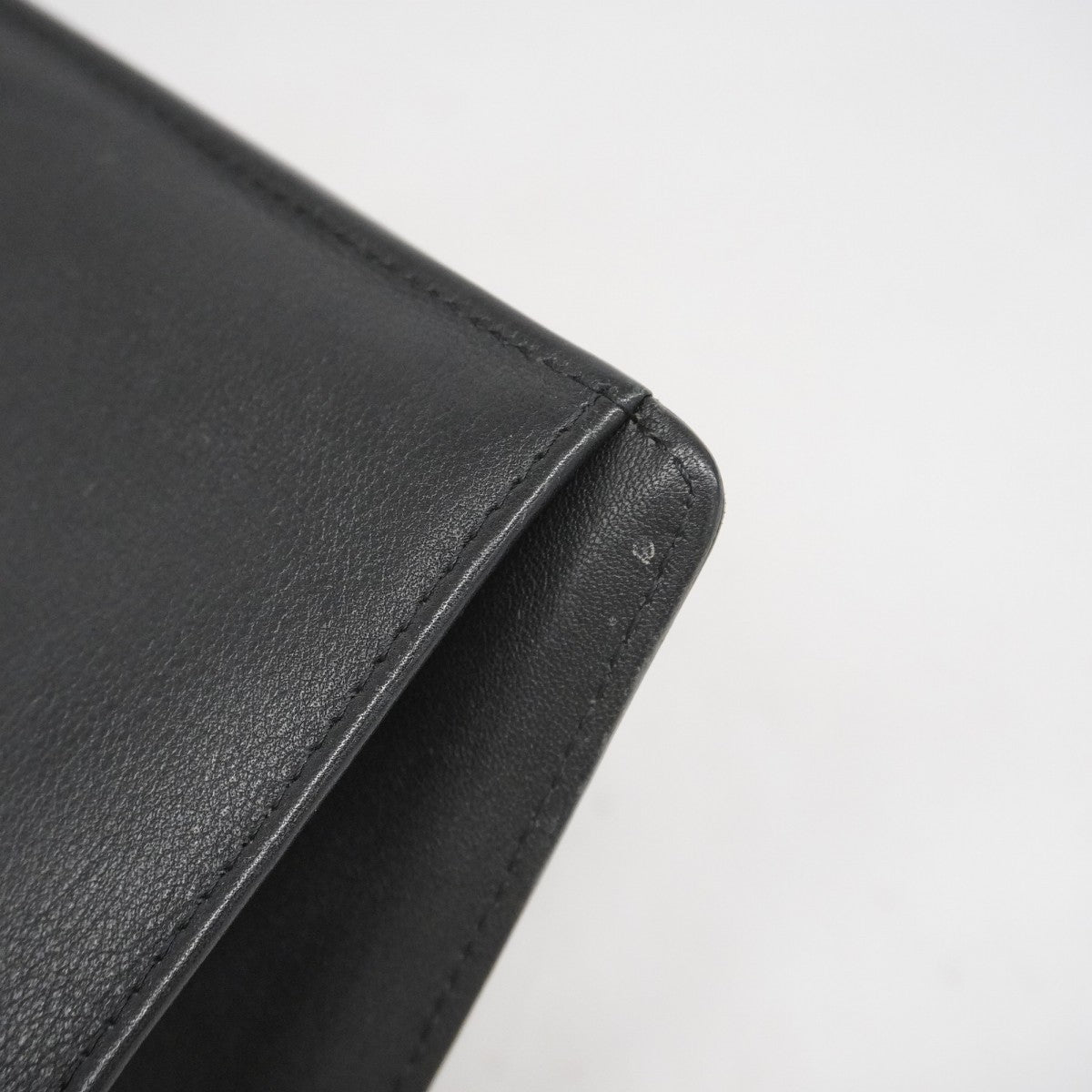 【5he4571】シャネル 長財布 キャビアスキン ブラック シルバー金具【中古】レディース