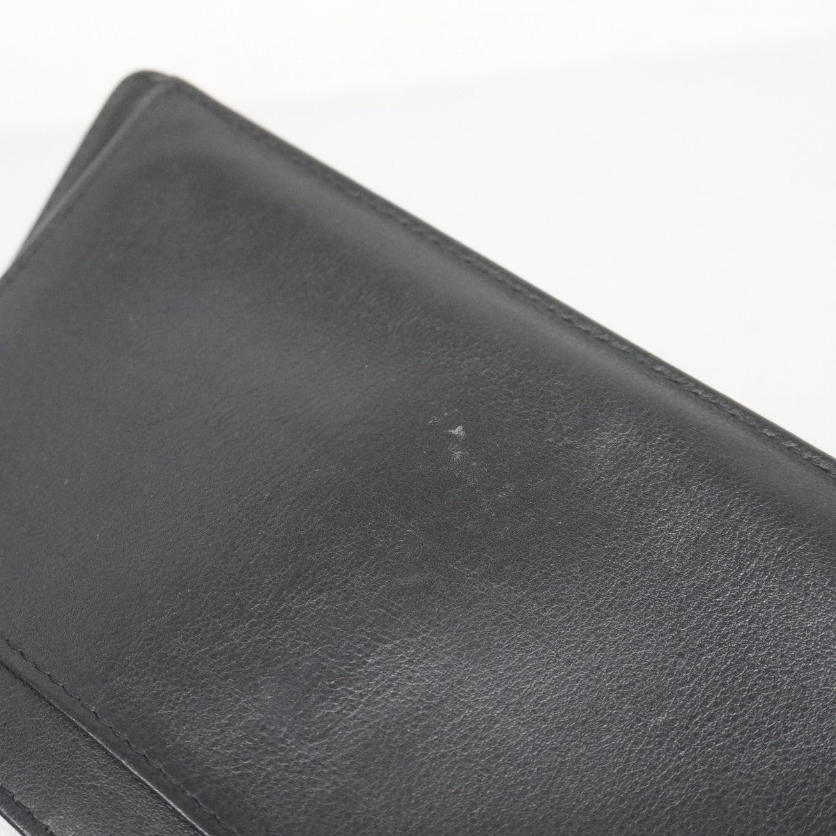 【5he4571】シャネル 長財布 キャビアスキン ブラック シルバー金具【中古】レディース