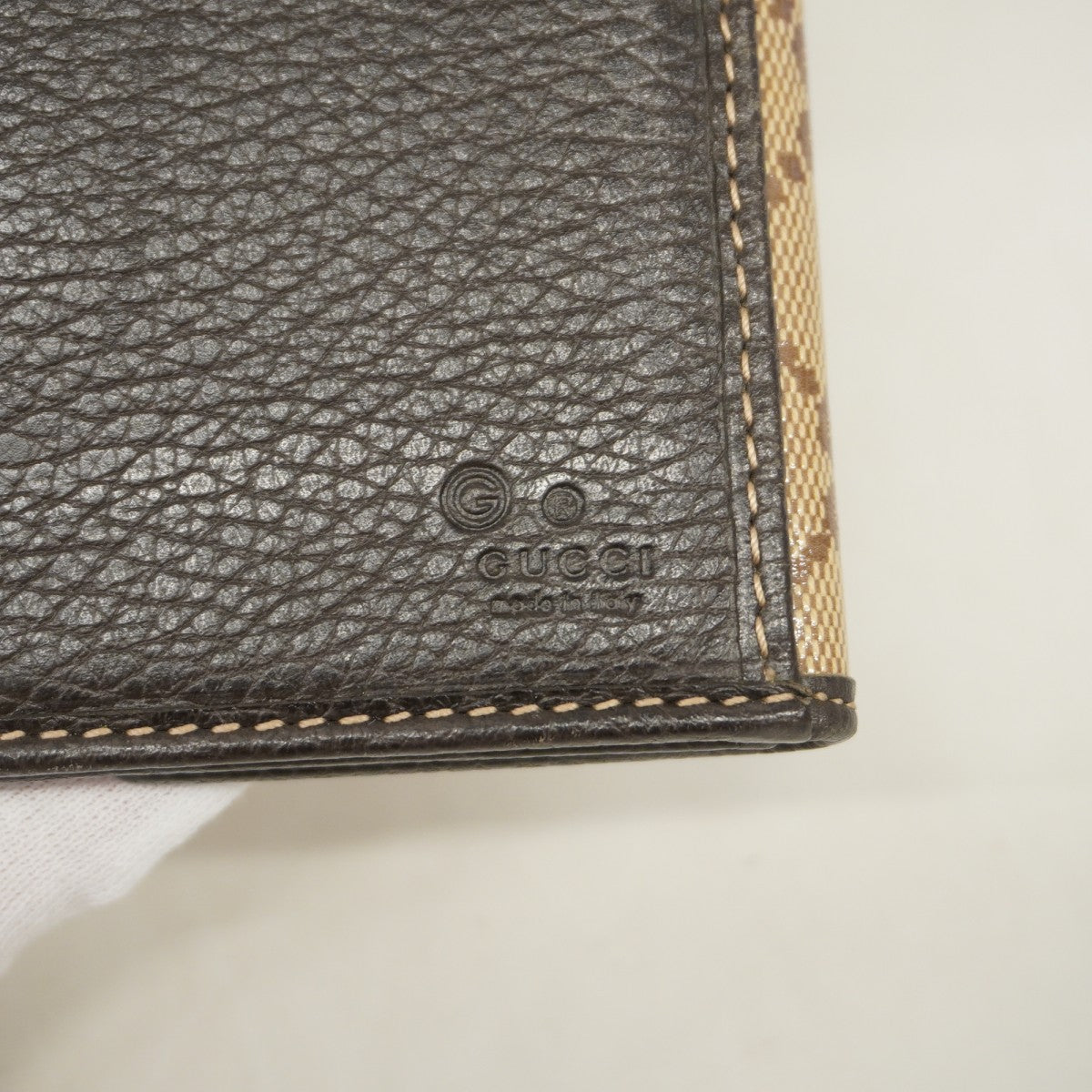 【5he4646】グッチ 長財布 GGクリスタル 231841 コーティングキャンバス ベージュ ブラウン ゴールド金具【中古】レディース