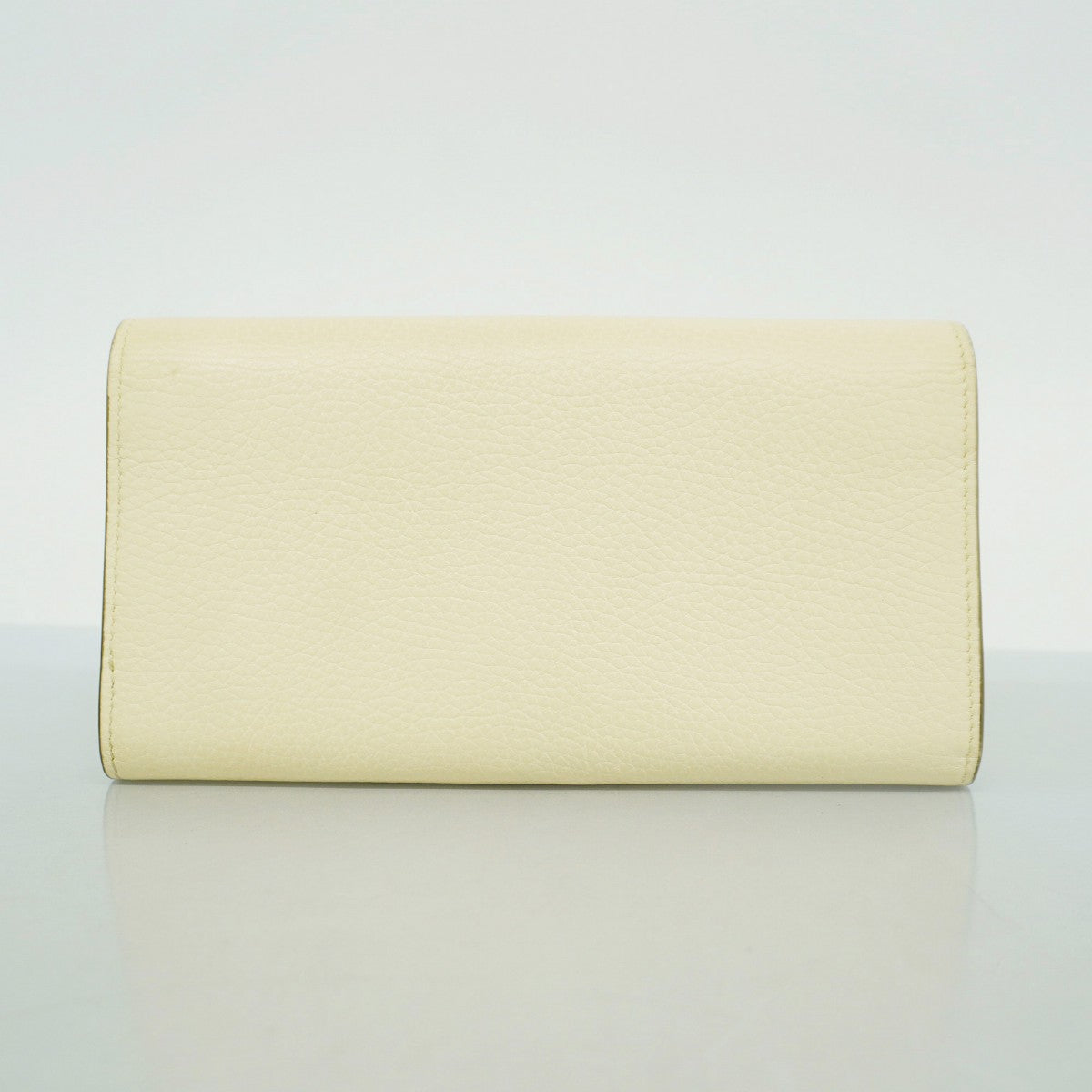 【5he4688-h】グッチ 長財布 GGマーモント 779776 レザー アイボリー ゴールド金具【中古】レディース