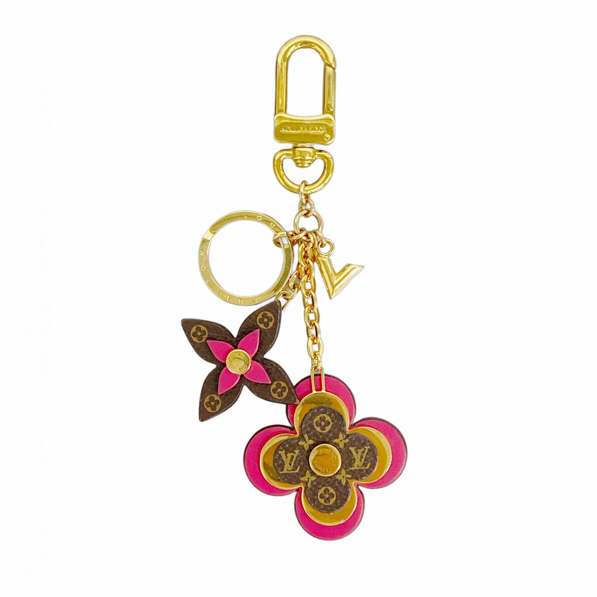 ルイヴィトン　 ポルトクレ・パズル チャーム モノグラム　フラワー LOUIS VUITTON ルイヴィトン モノグラム フラワー ポルトクレ