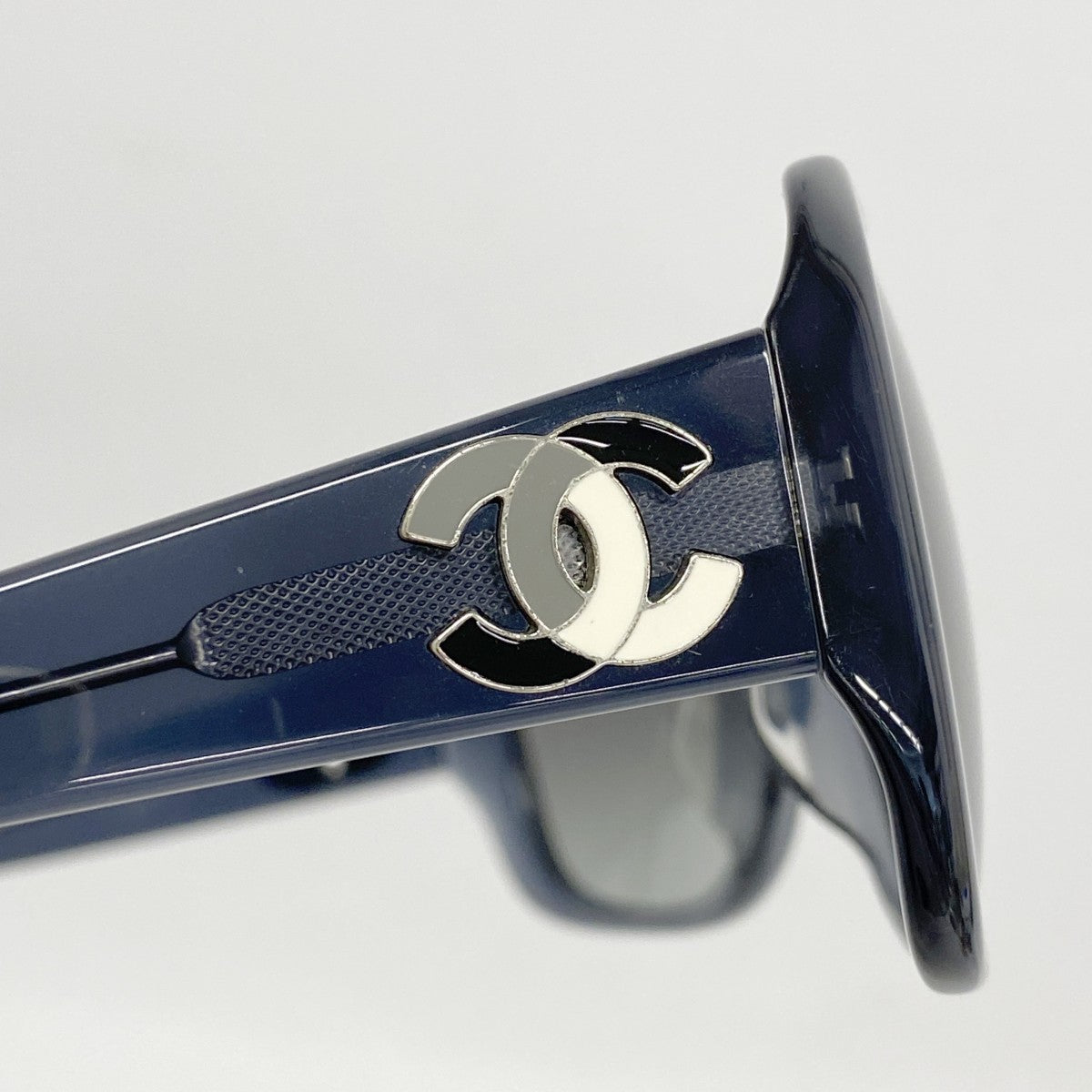 【5he4783-h】シャネル サングラス 5101 プラスチック ブラック シルバー金具【中古】レディース