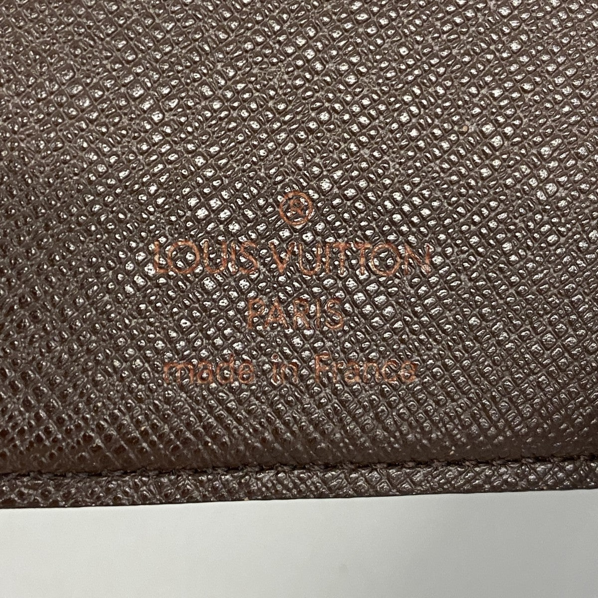 【5he4877-h】ルイヴィトン 財布 ダミエ ポルトモネビエヴィエノワ N61664 エベヌ【中古】レディース