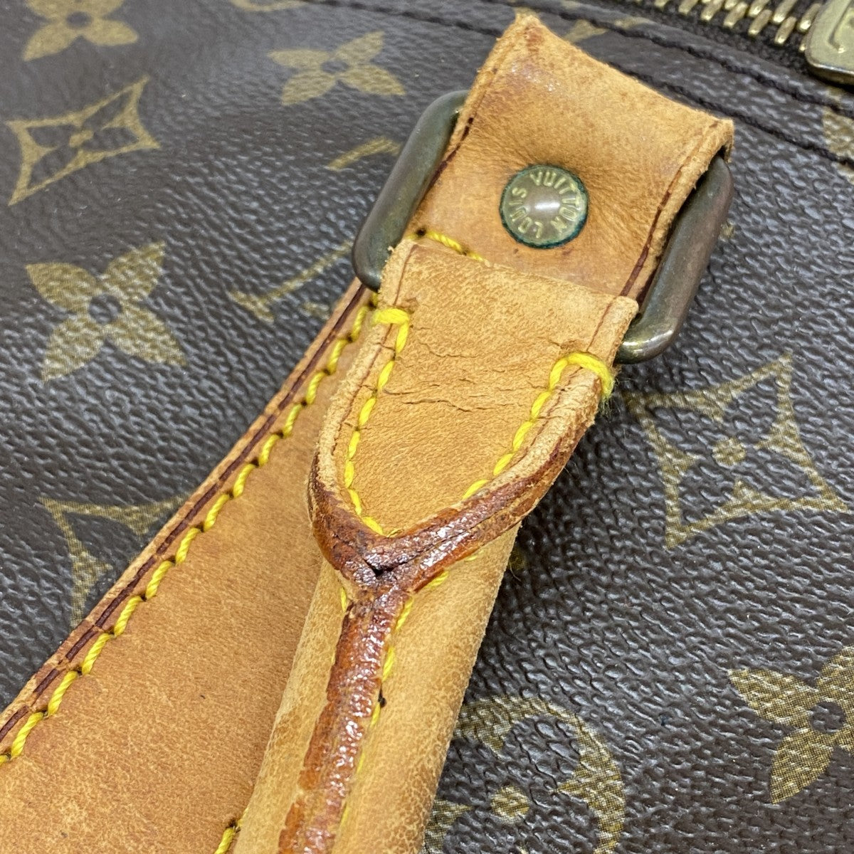 【5he4920-h】ルイヴィトン ボストンバッグ モノグラム キーポルバンドリエール55 M41414 ブラウン【中古】メンズ レディース ユニセックス