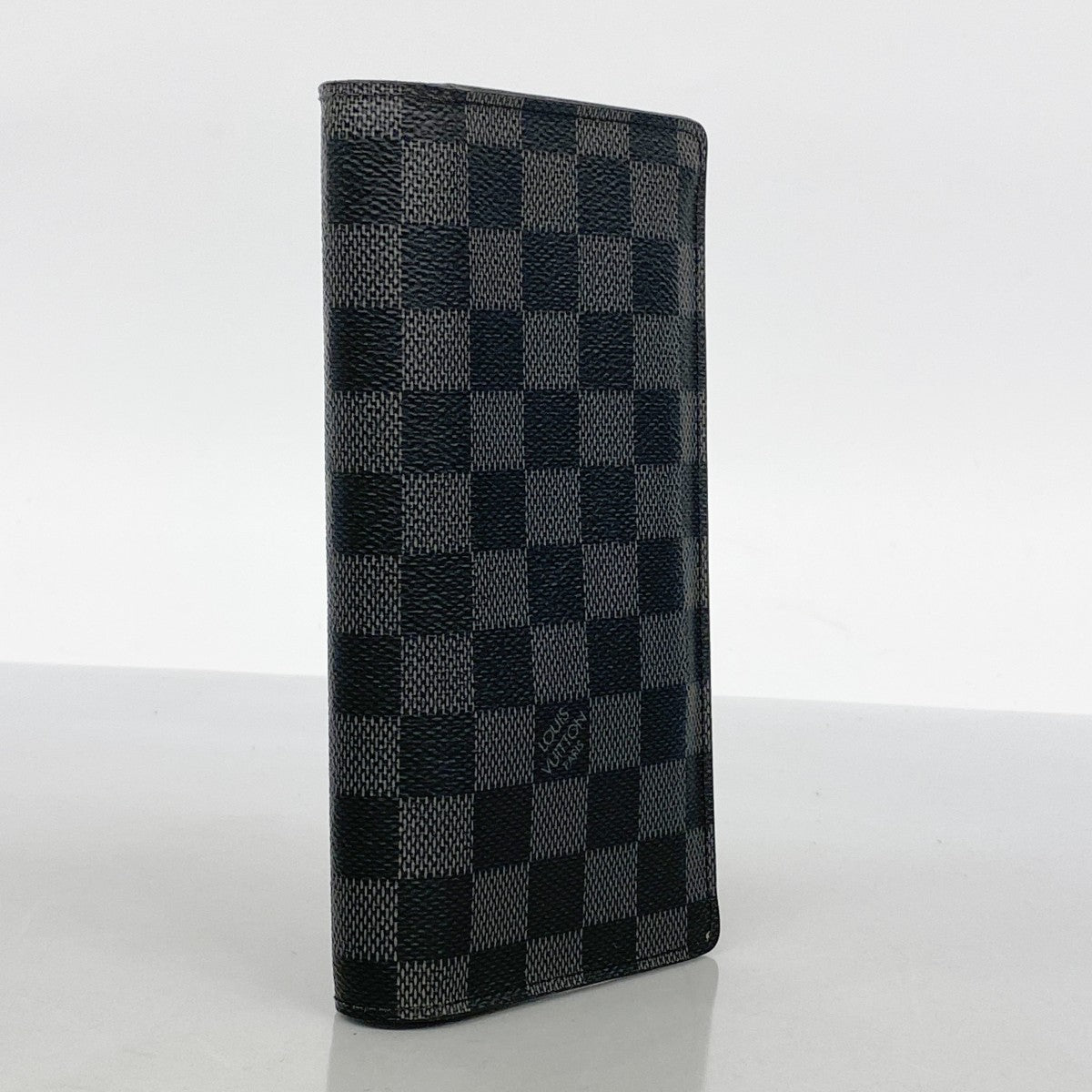 【5he4926-h】ルイヴィトン 長財布 ダミエ・グラフィット ポルトフォイユブラザ N62665 ブラック【中古】メンズ