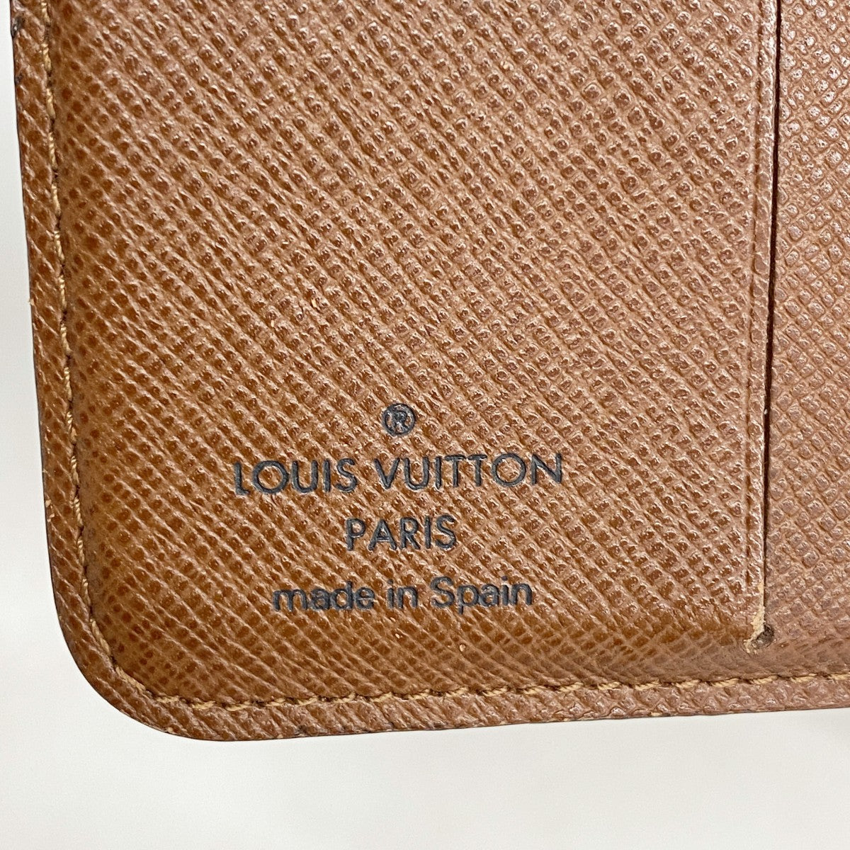 【5he4936-h】ルイヴィトン 財布 モノグラム コンパクトジップ M61667 ブラウン【中古】メンズ レディース ユニセックス
