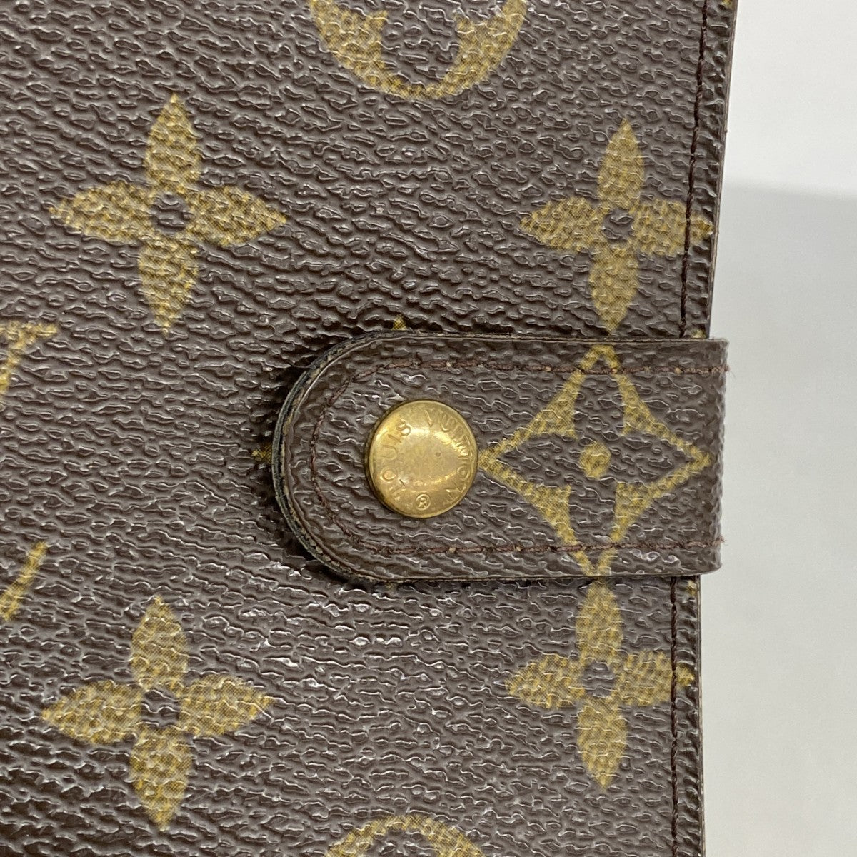 【5he4936-h】ルイヴィトン 財布 モノグラム コンパクトジップ M61667 ブラウン【中古】メンズ レディース ユニセックス