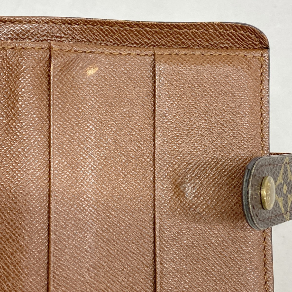 【5he4936-h】ルイヴィトン 財布 モノグラム コンパクトジップ M61667 ブラウン【中古】メンズ レディース ユニセックス