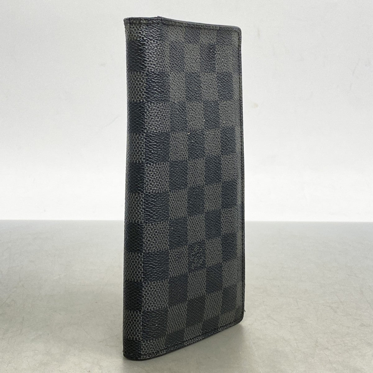 【5he4939-h】ルイヴィトン 長財布 ダミエ・グラフィット ポルトフォイユブラザ N62665 ブラック グレー【中古】メンズ