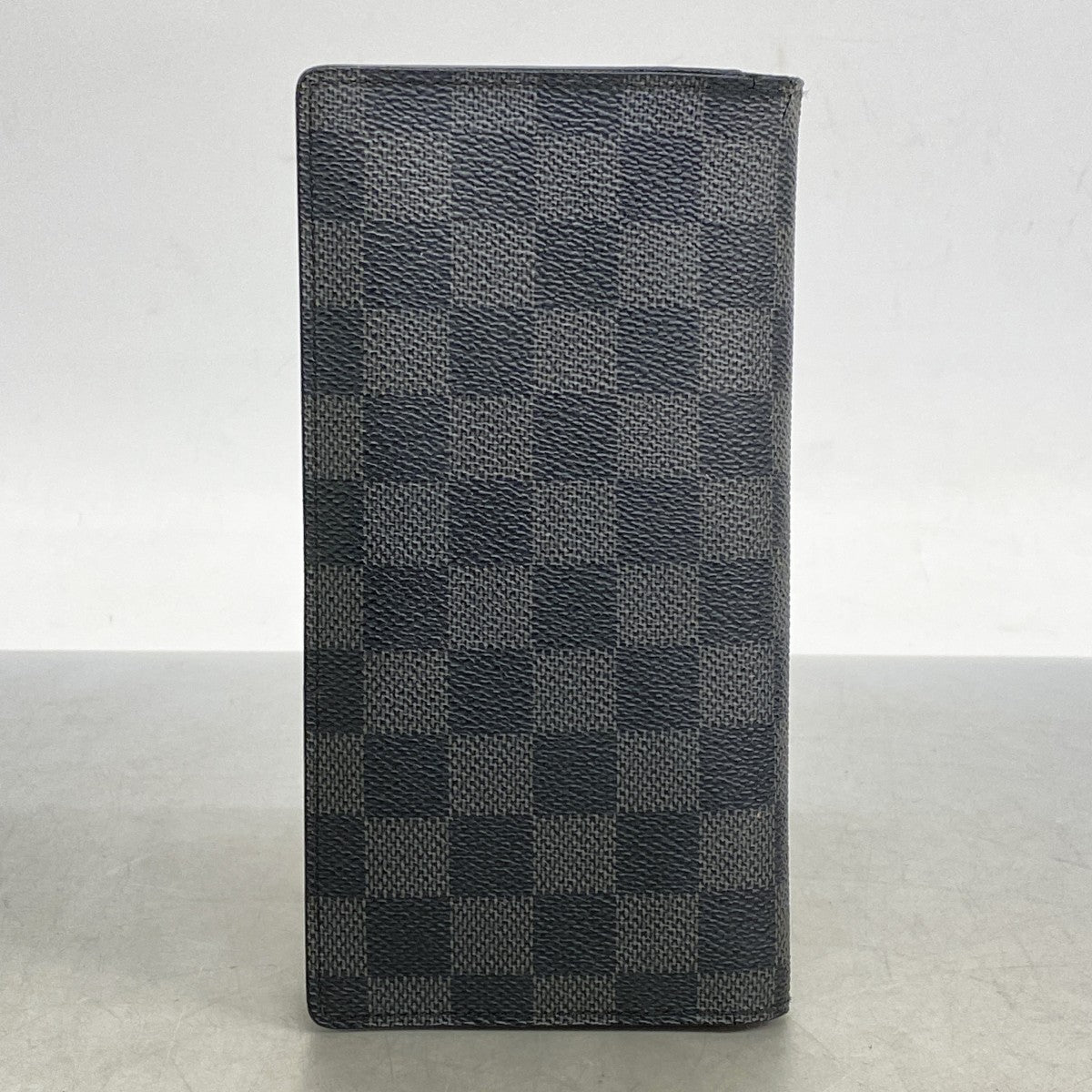 【5he4939-h】ルイヴィトン 長財布 ダミエ・グラフィット ポルトフォイユブラザ N62665 ブラック グレー【中古】メンズ