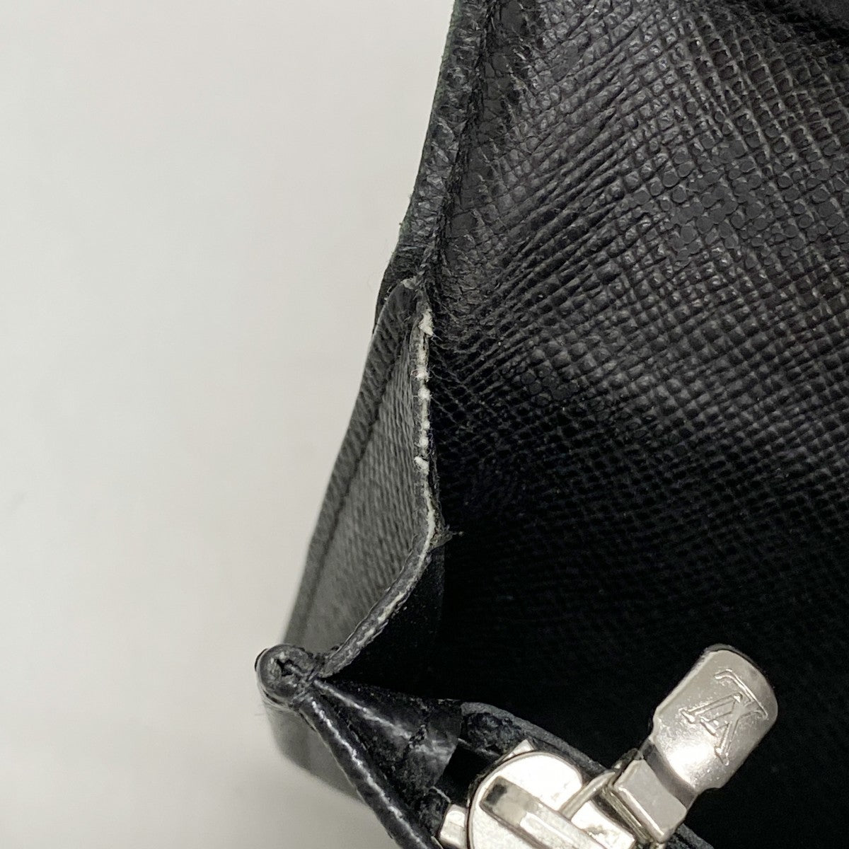 【5he4939-h】ルイヴィトン 長財布 ダミエ・グラフィット ポルトフォイユブラザ N62665 ブラック グレー【中古】メンズ