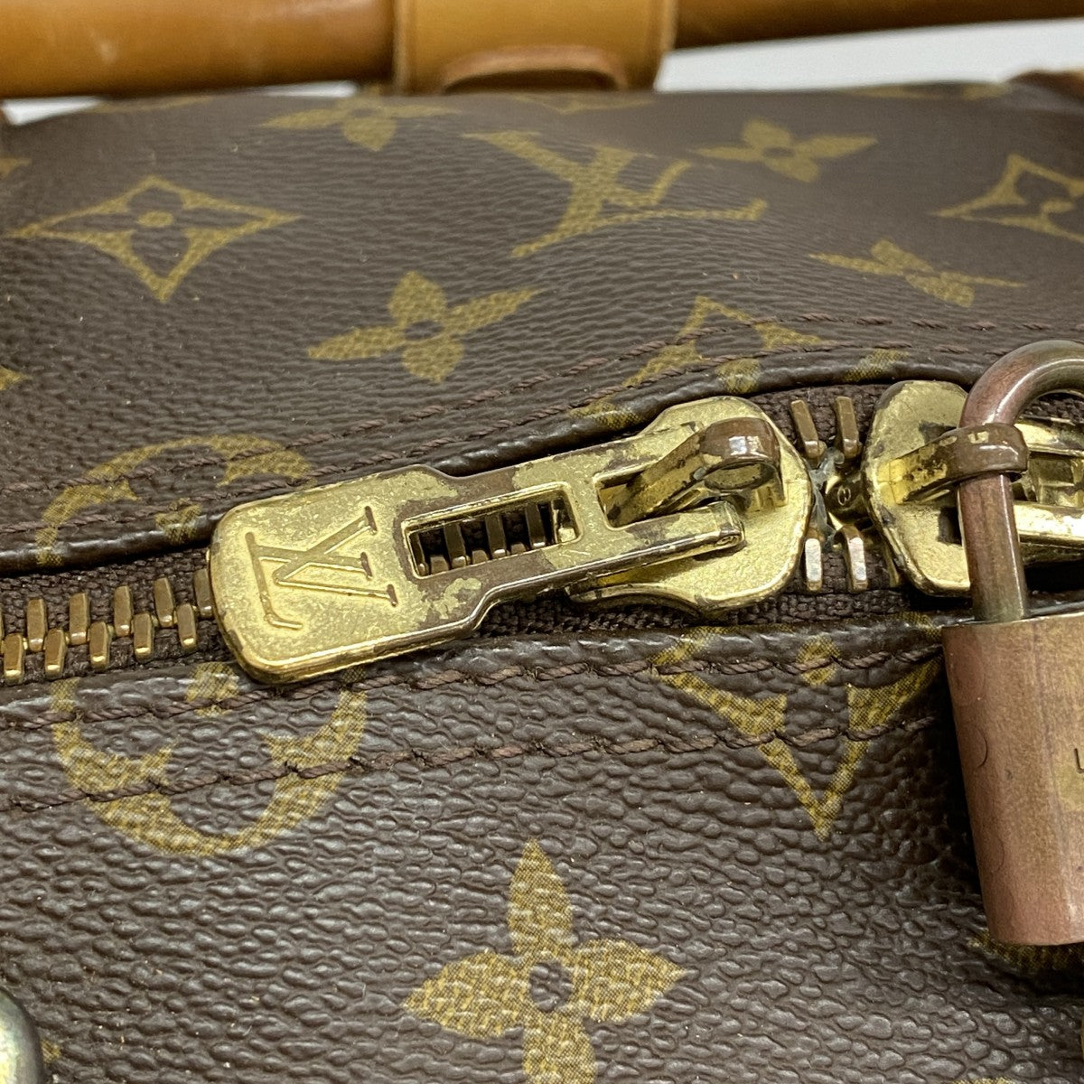【5he4943-h】ルイヴィトン ボストンバッグ モノグラム キーポル55 M41424 ブラウン【中古】メンズ レディース ユニセックス